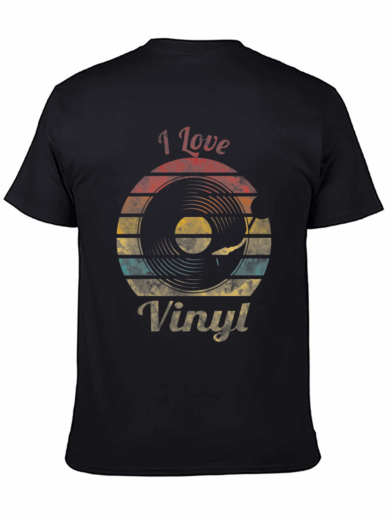 I Love Vinyl Retro Graphic T-Shirt