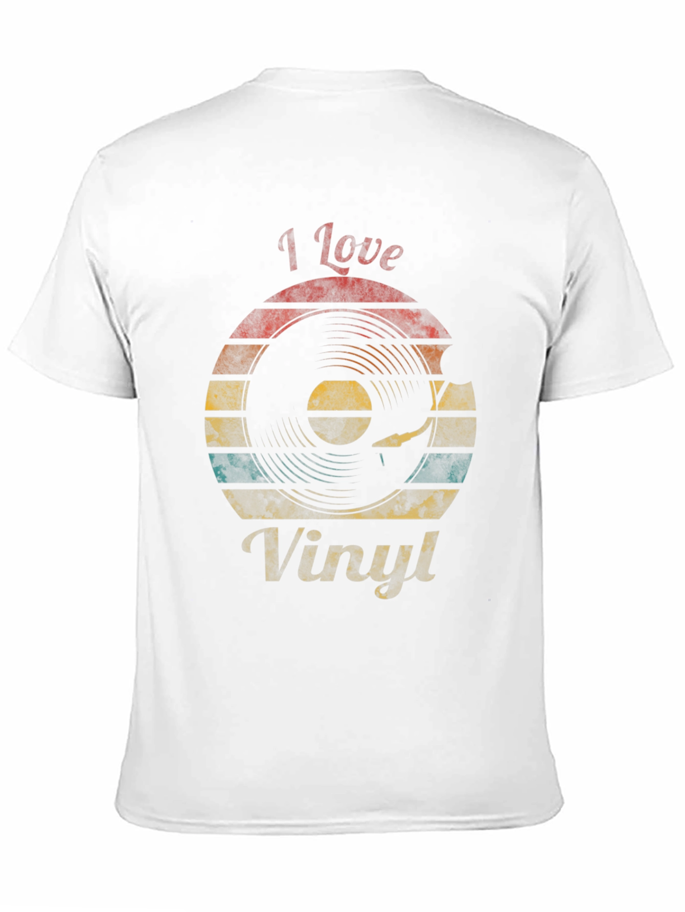 I Love Vinyl Retro Graphic T-Shirt