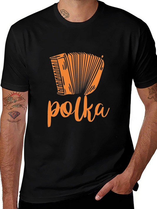 Polka Accordion T-Shirt - Music Lover Tee