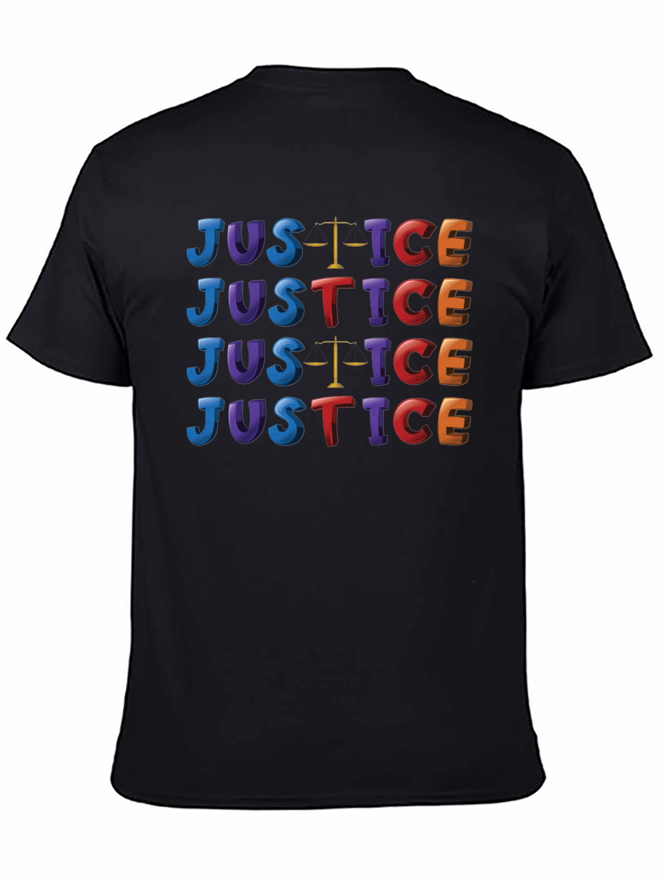 Justice Colorful Graphic T-Shirt
