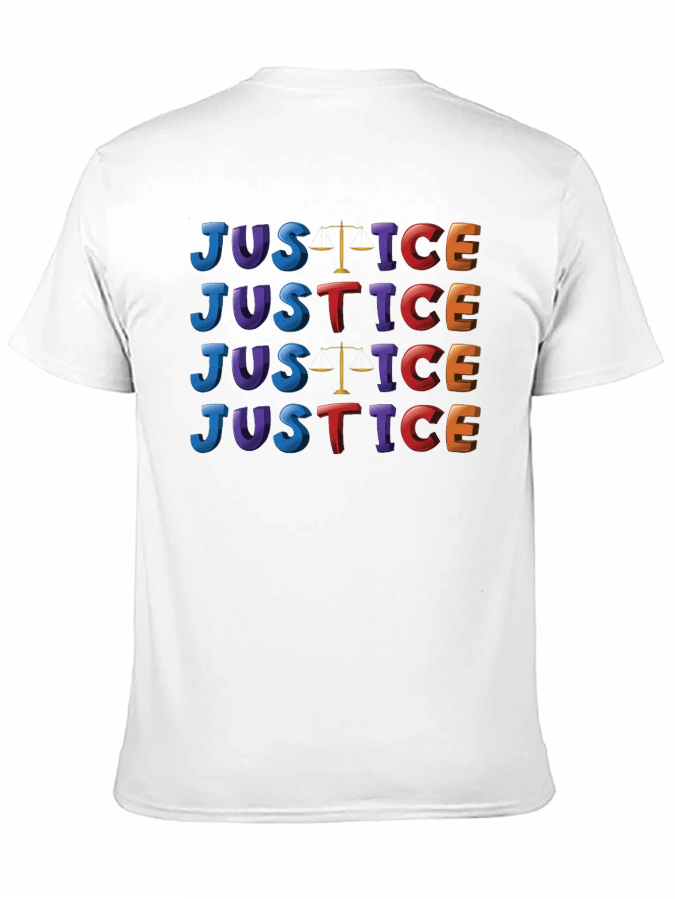 Justice Colorful Graphic T-Shirt