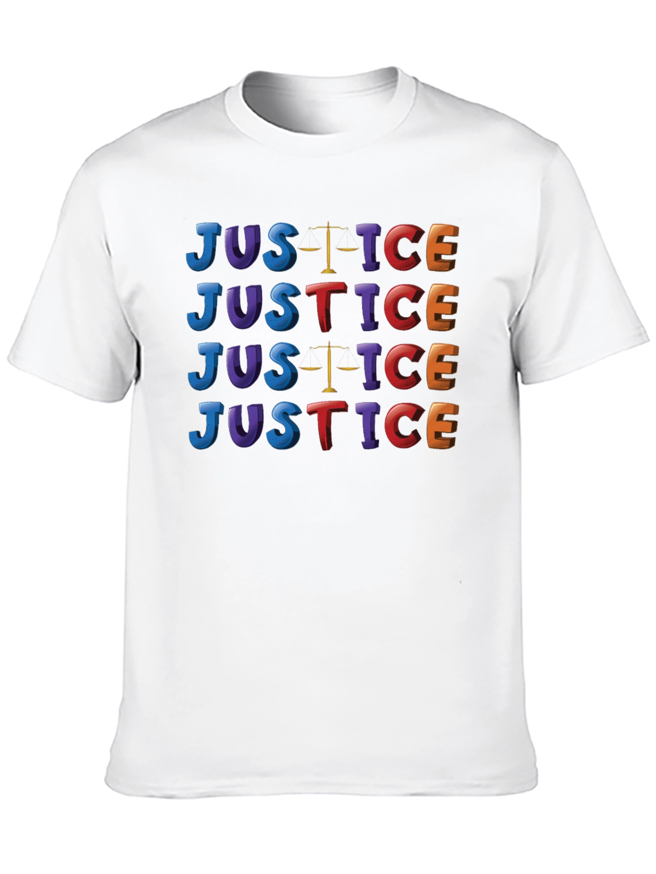 Justice Colorful Graphic T-Shirt