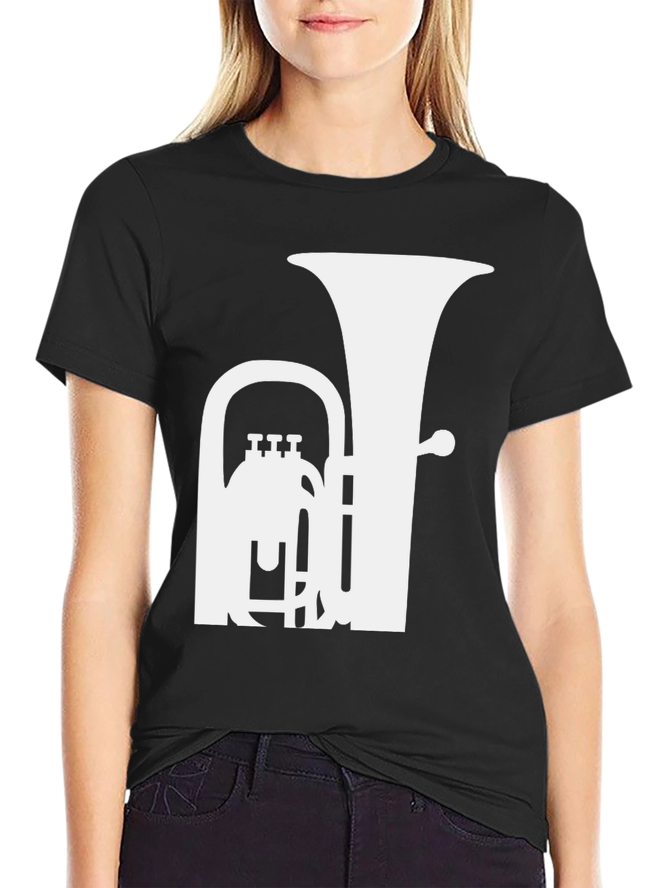 Tuba Graphic Tee - Musical Instrument Shirt