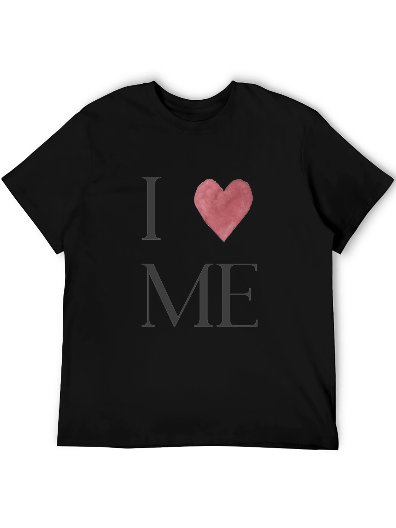 I Heart Me Graphic Tee - Black