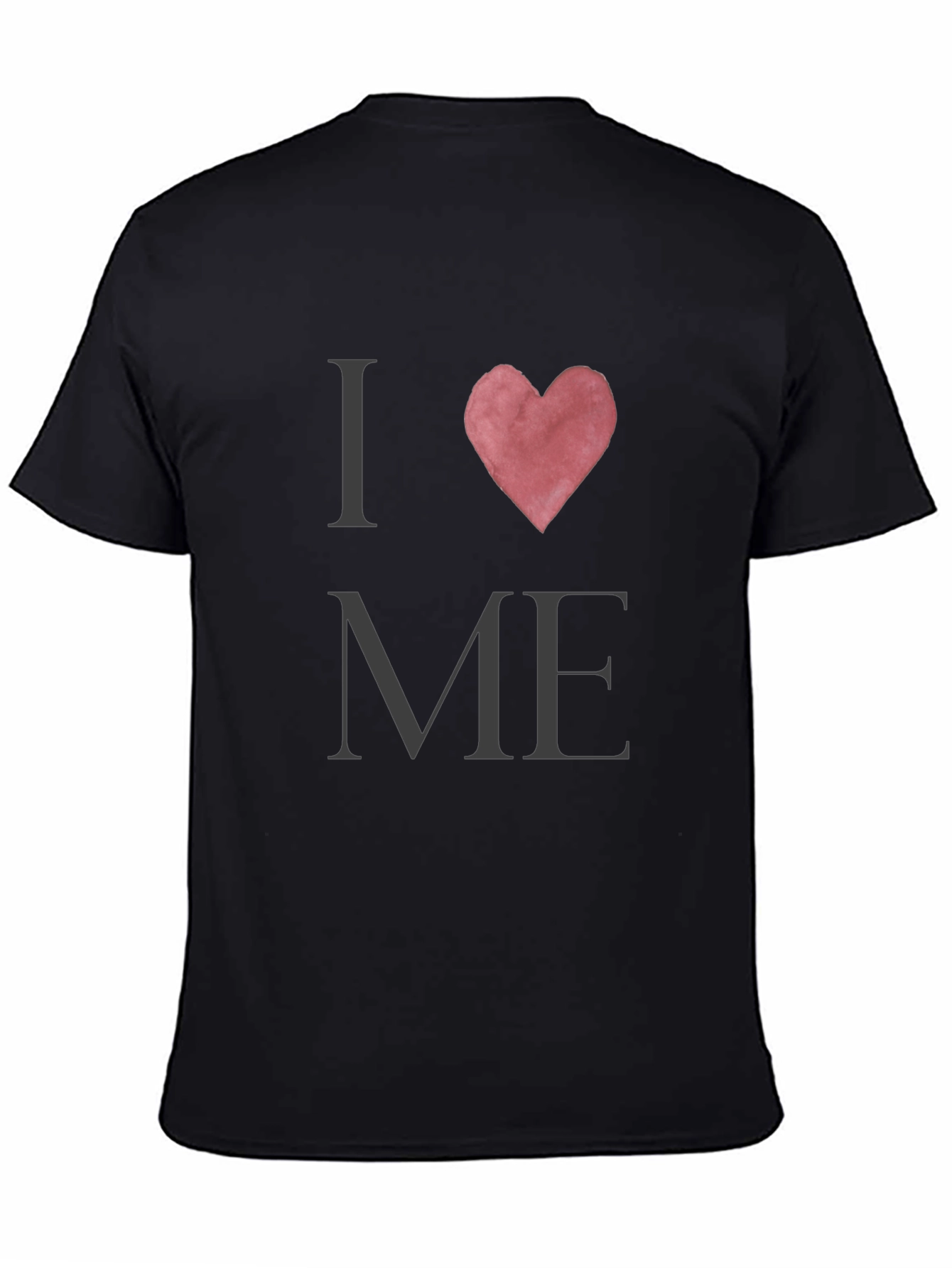 I Heart Me Graphic Tee - Black