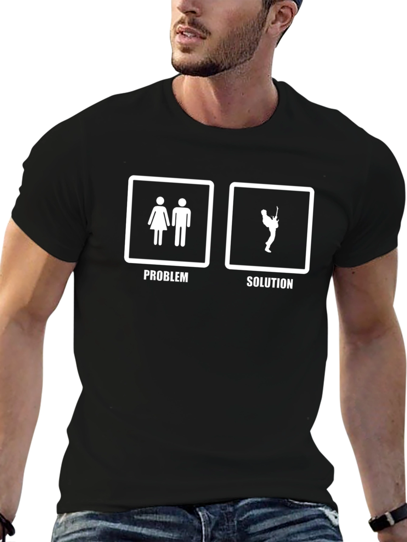 Problem Solution Guitar T-Shirt