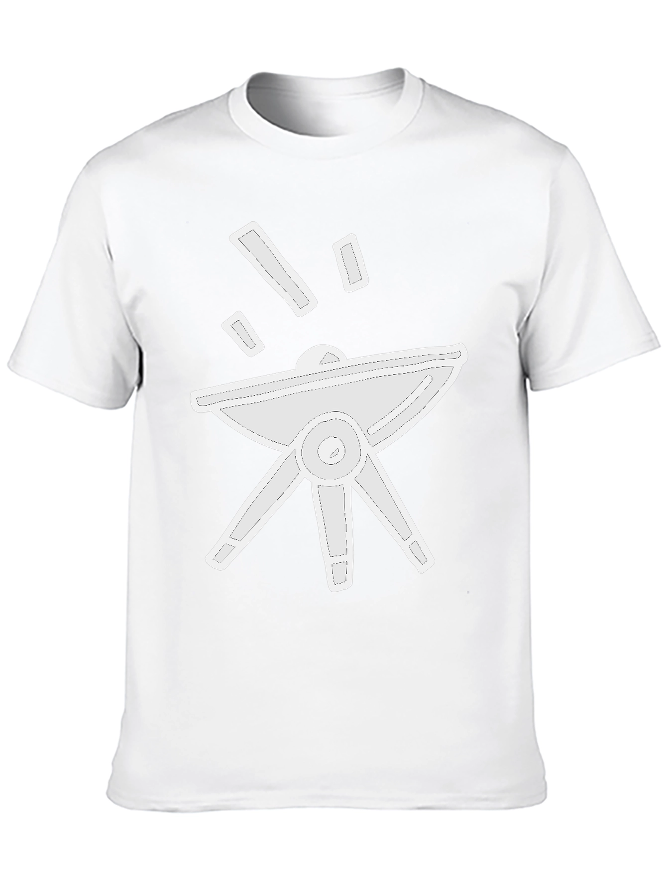 Abstract Graphic Tee - Modern Black T-Shirt
