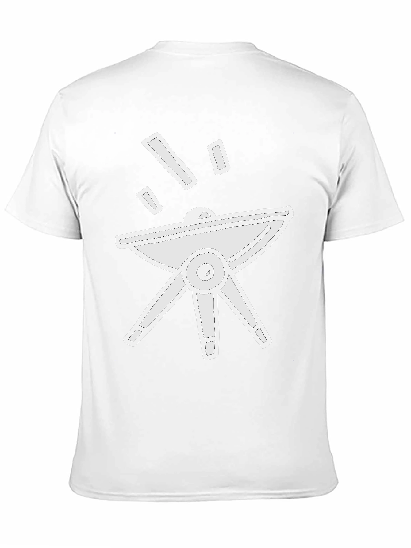 Abstract Graphic Tee - Modern Black T-Shirt