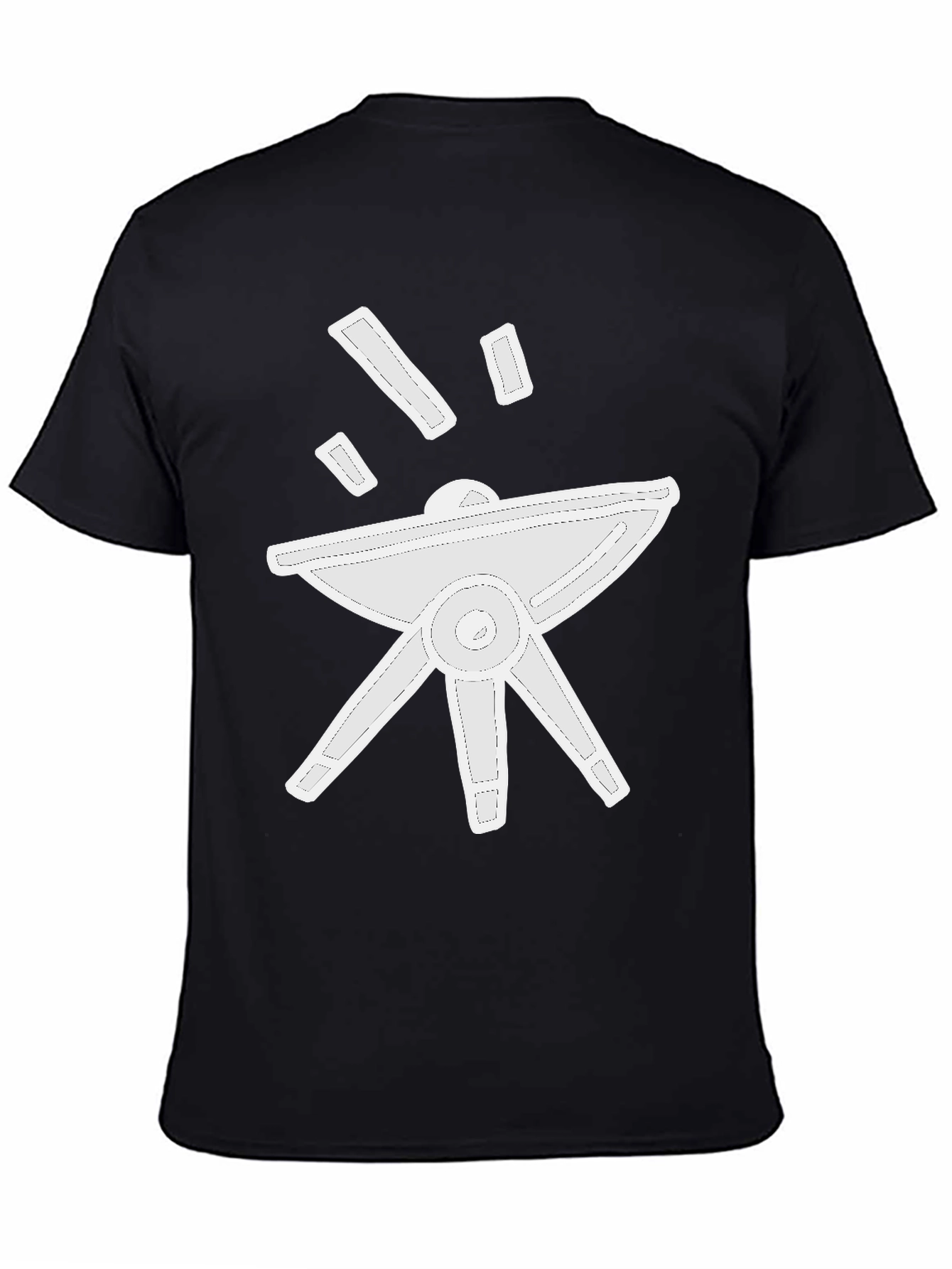Abstract Graphic Tee - Modern Black T-Shirt