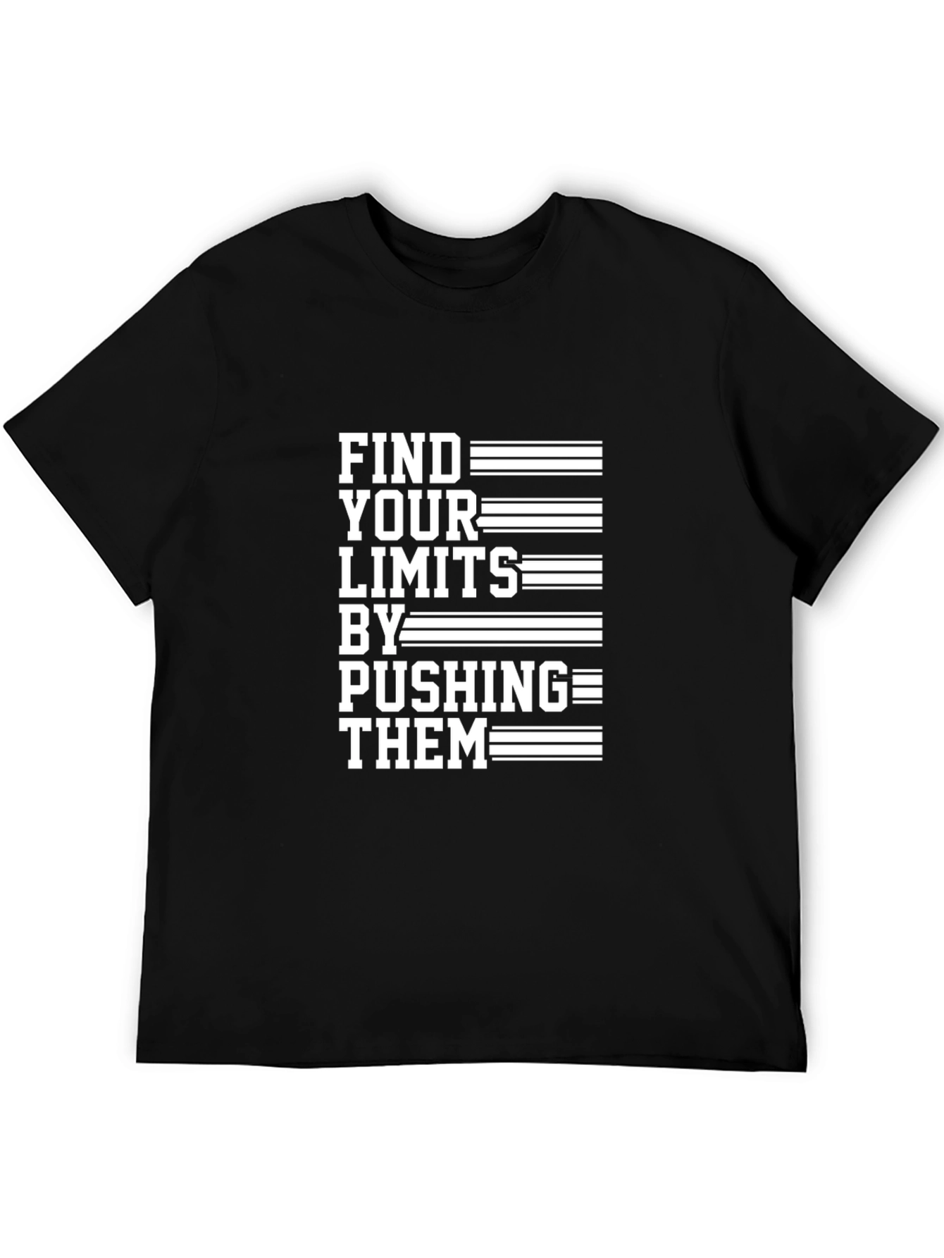 Motivational Tee: Find Your Limits T-Shirt