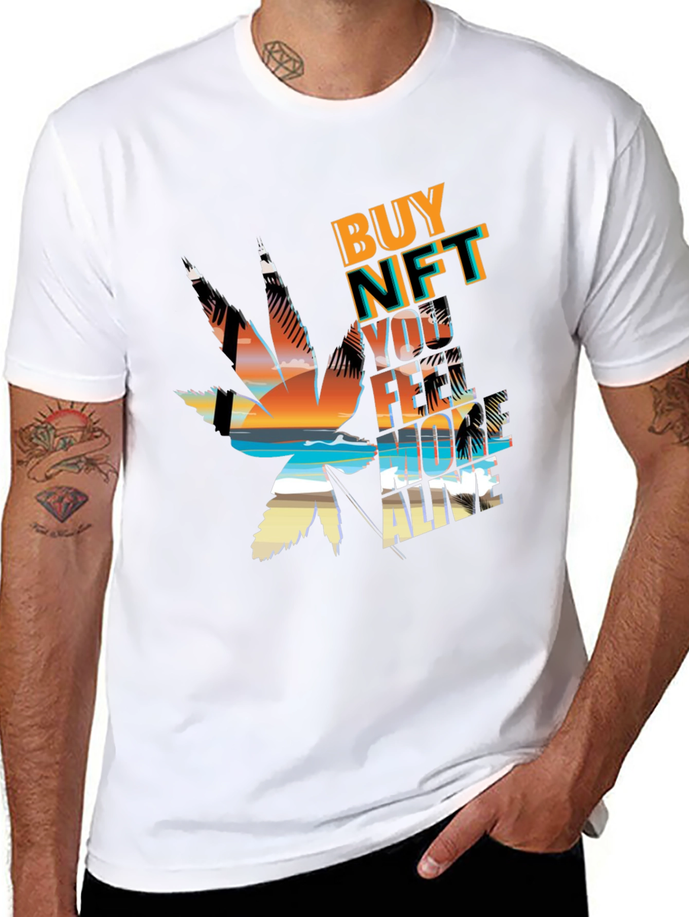 Buy NFT T-Shirt - Feel More Alive