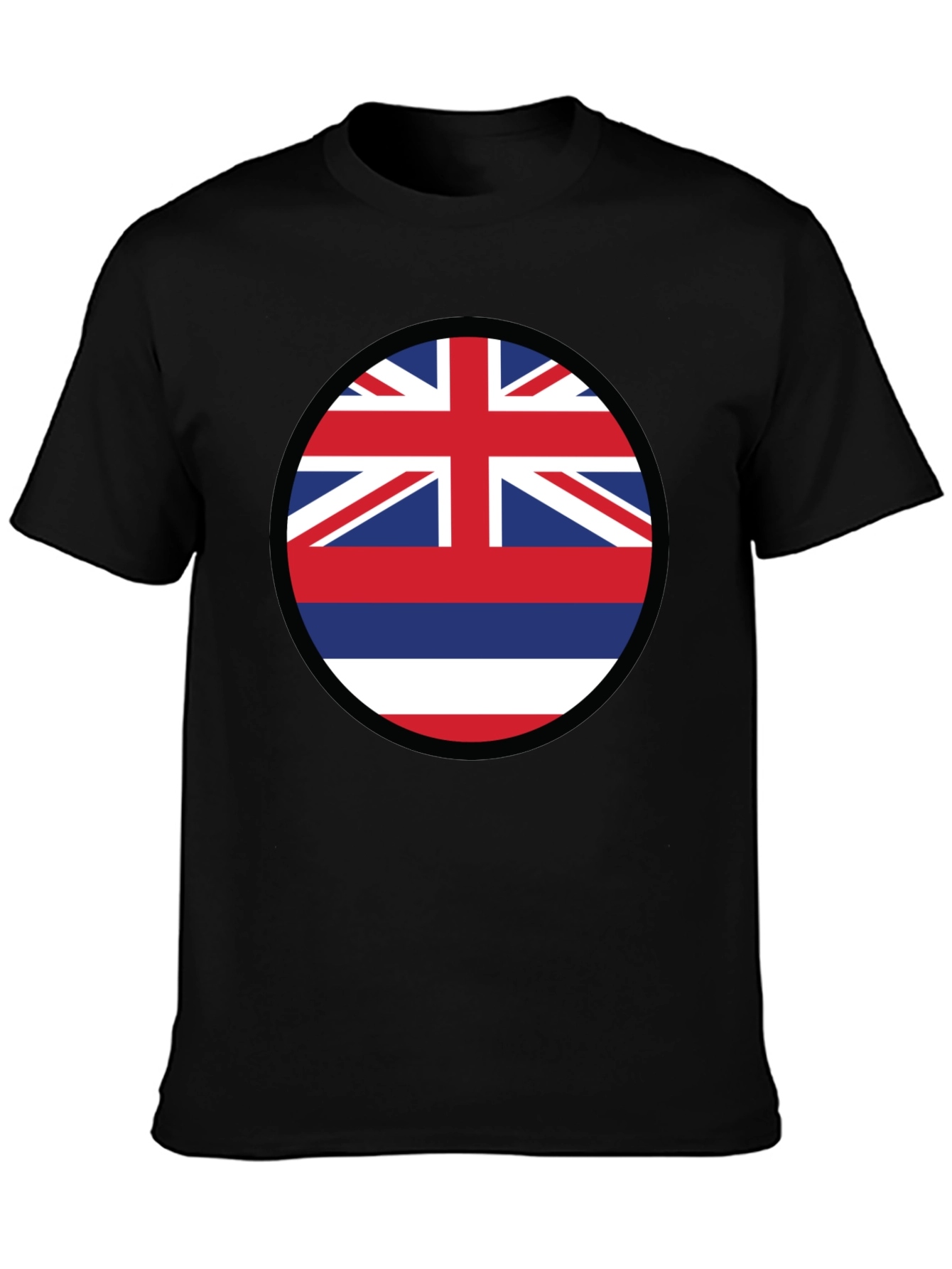Hawaii Flag T-Shirt - Island Pride Crew Neck Tee
