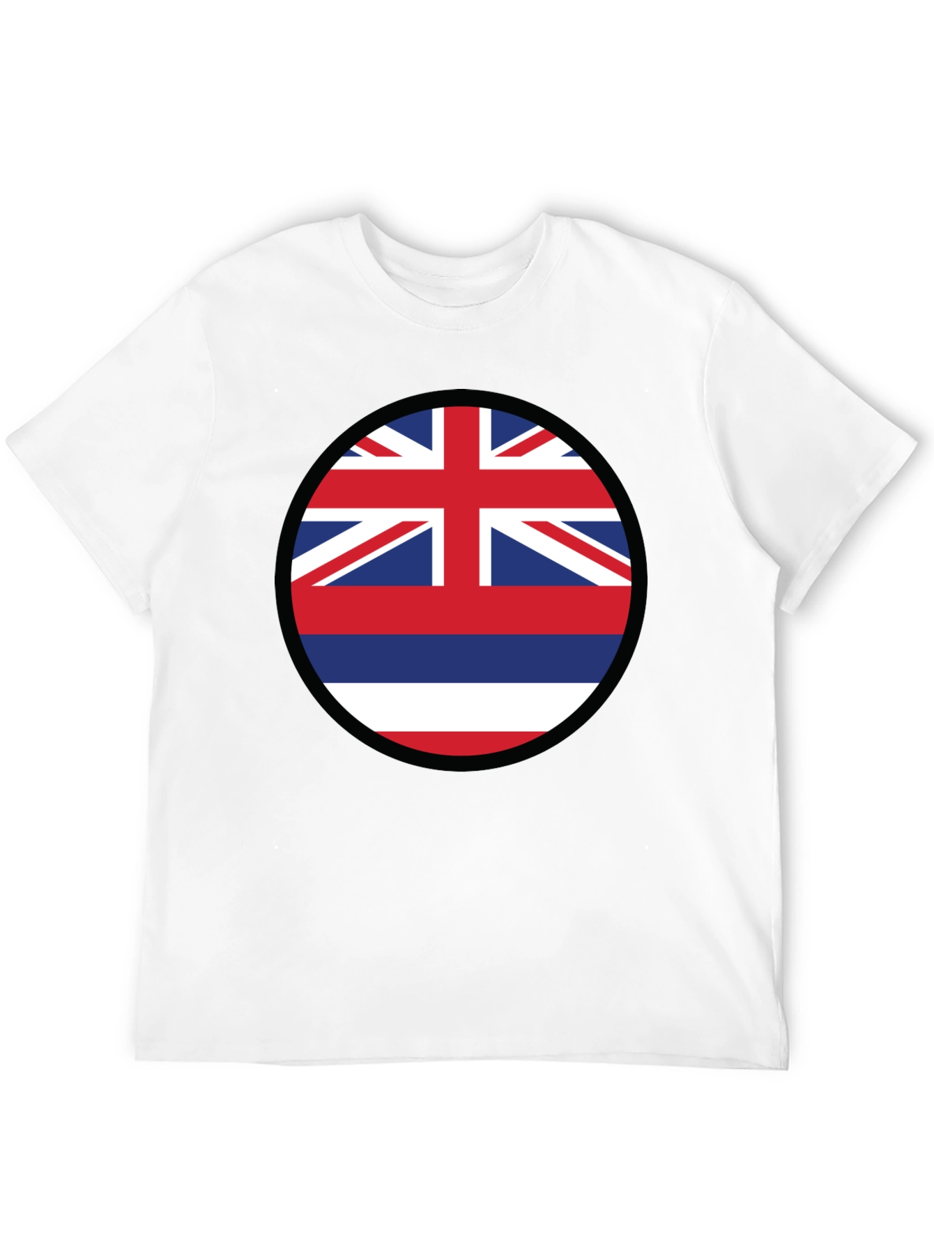 Hawaii Flag T-Shirt - Island Pride Crew Neck Tee
