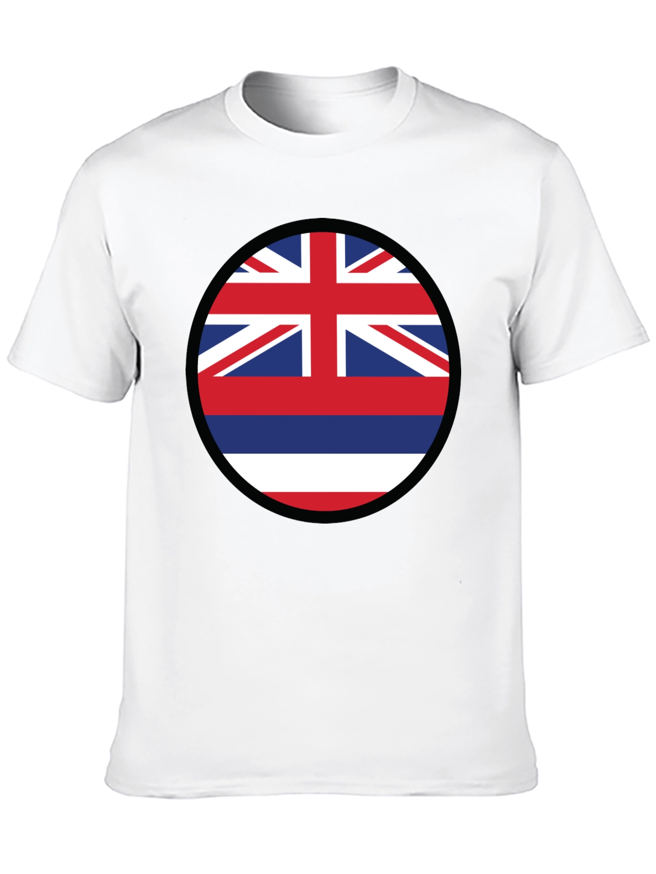 Hawaii Flag T-Shirt - Island Pride Crew Neck Tee
