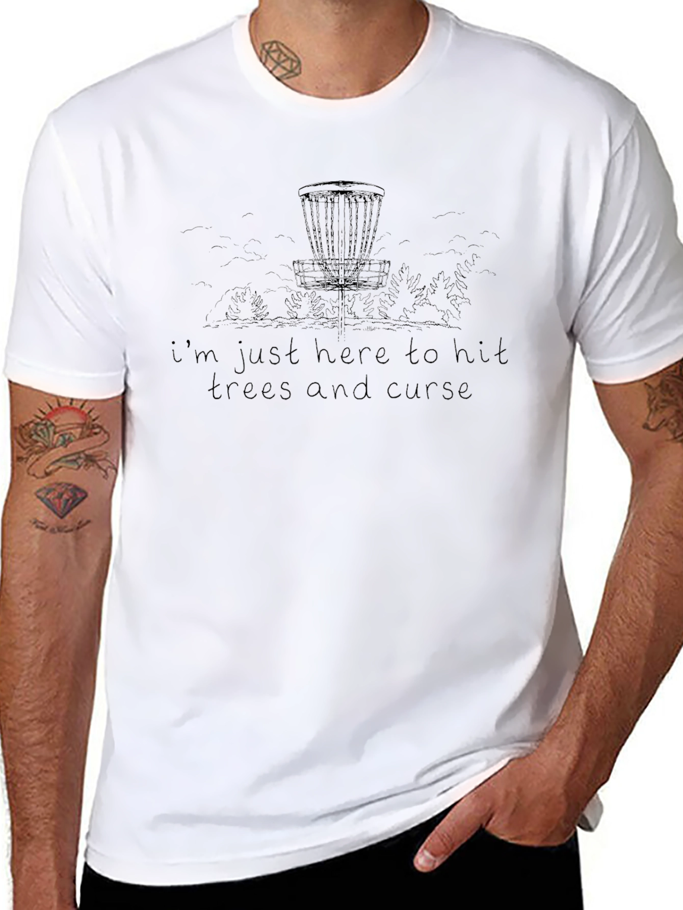 Disc Golf Tee: Hit Trees & Curse