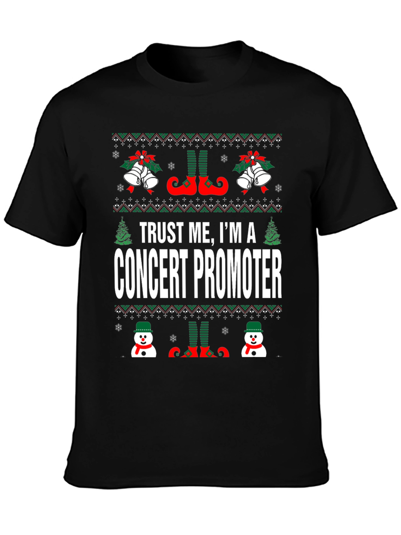 Trust Me Im A Concert Promoter Christmas T-Shirt
