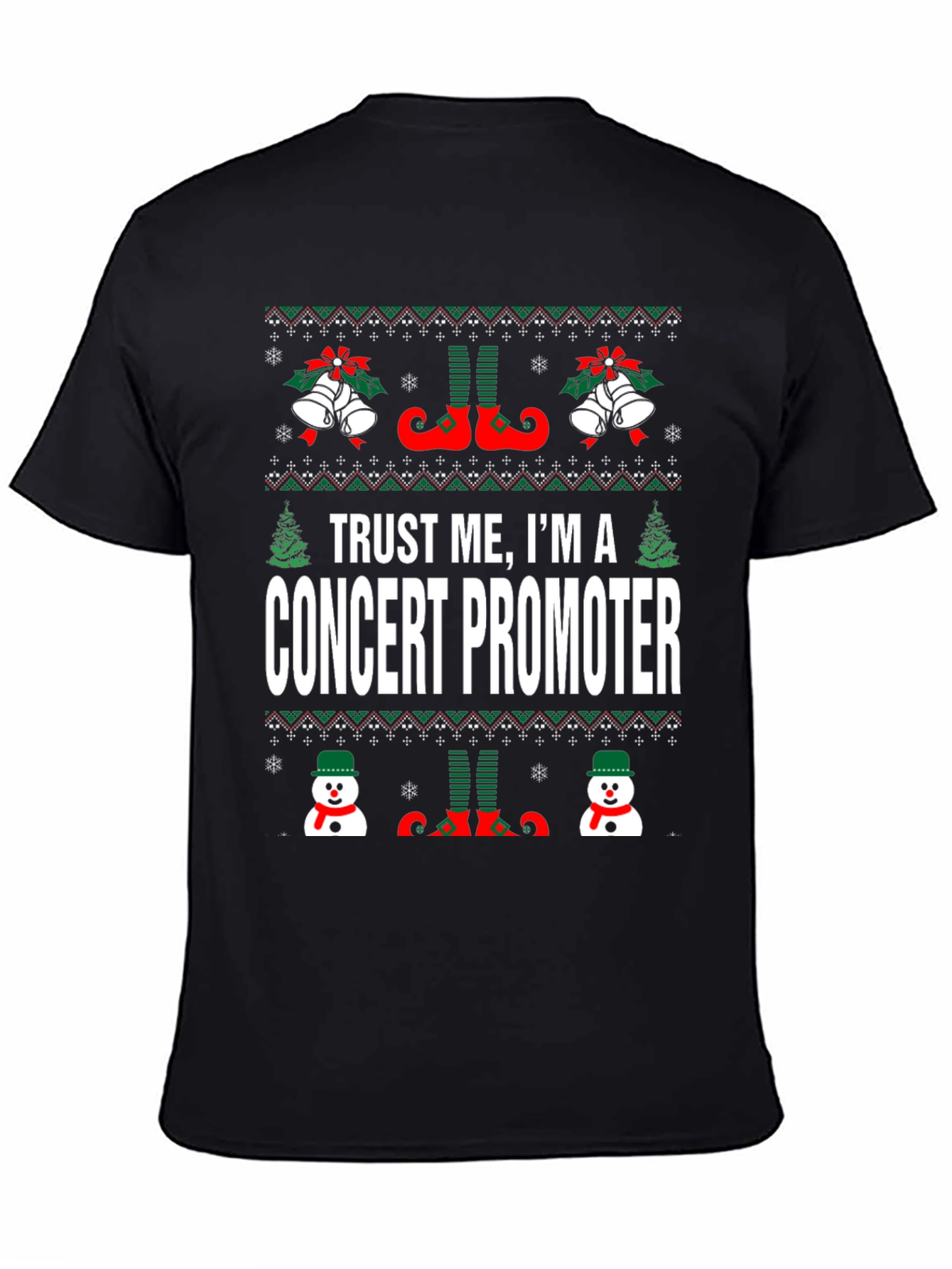 Trust Me Im A Concert Promoter Christmas T-Shirt