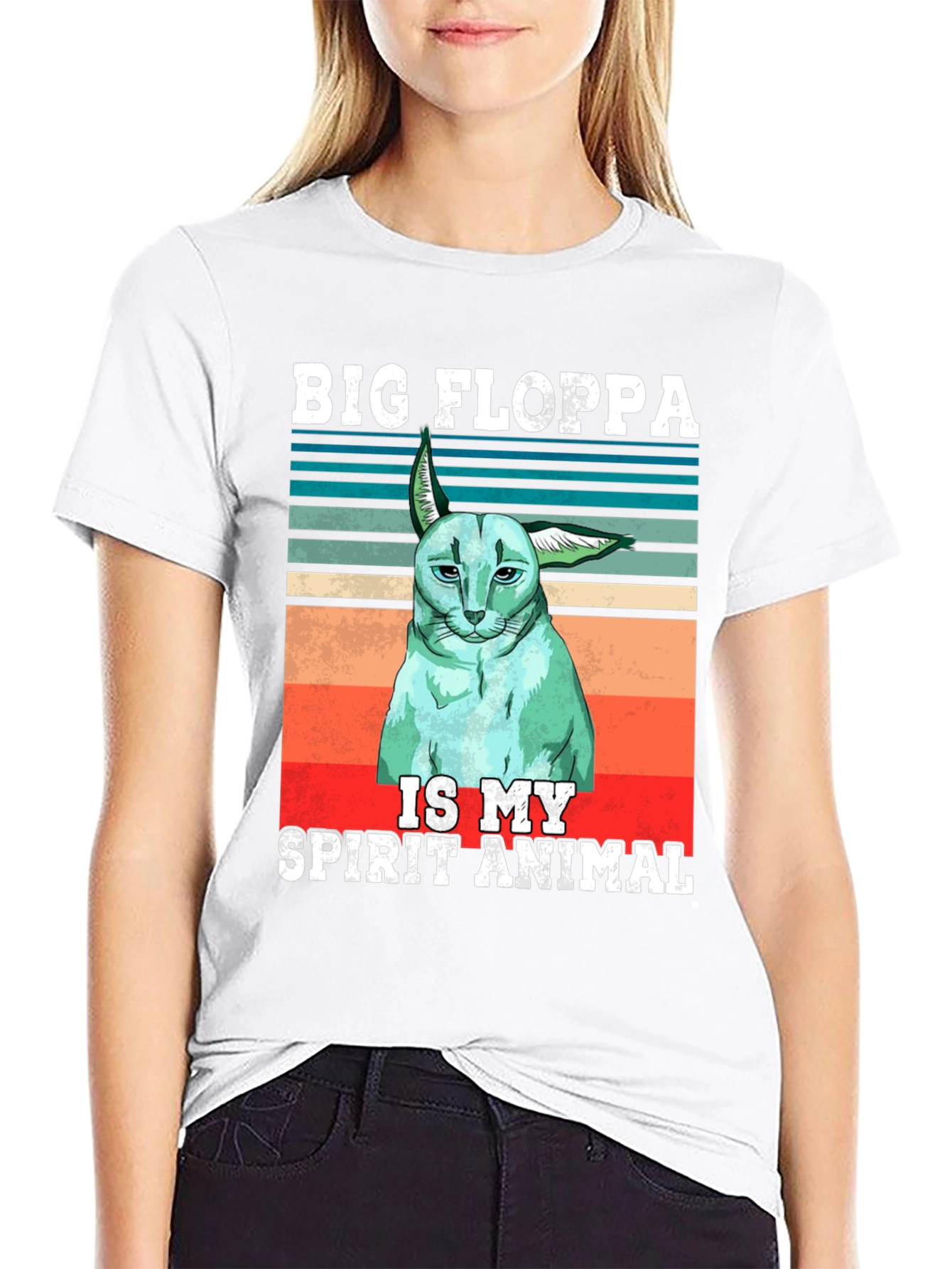 Big Floppa Spirit Animal T-Shirt