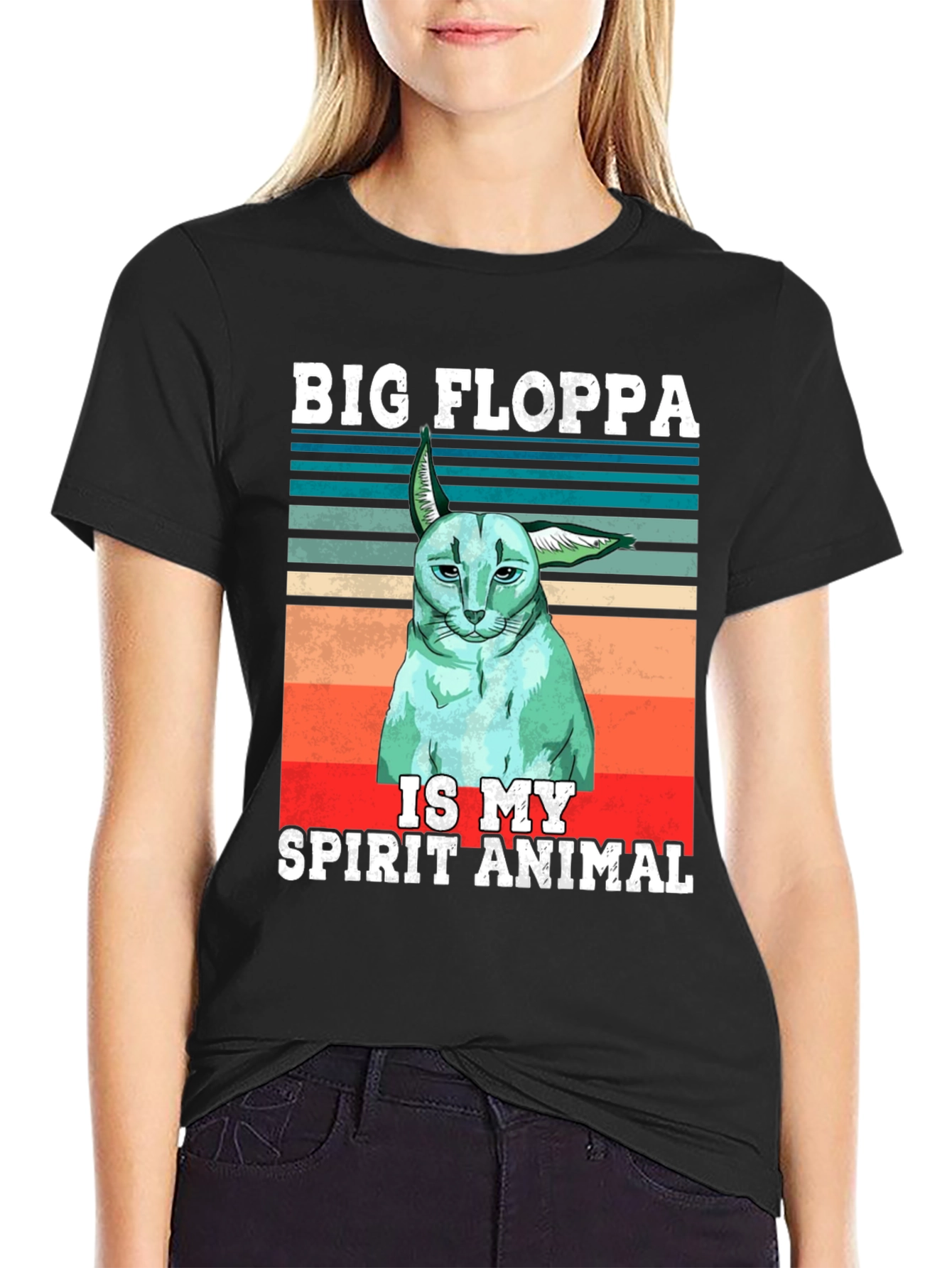 Big Floppa Spirit Animal T-Shirt