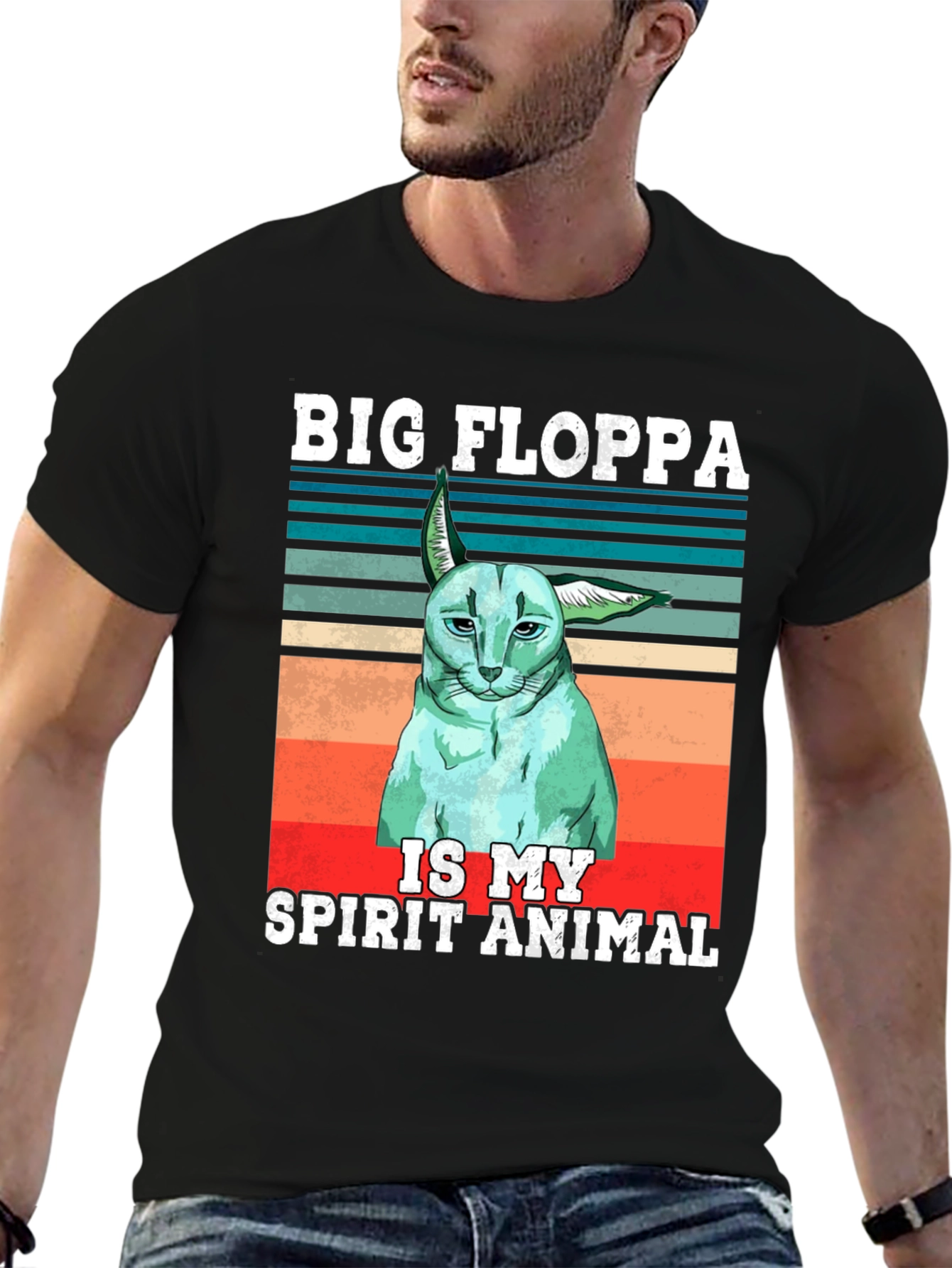 Big Floppa Spirit Animal T-Shirt