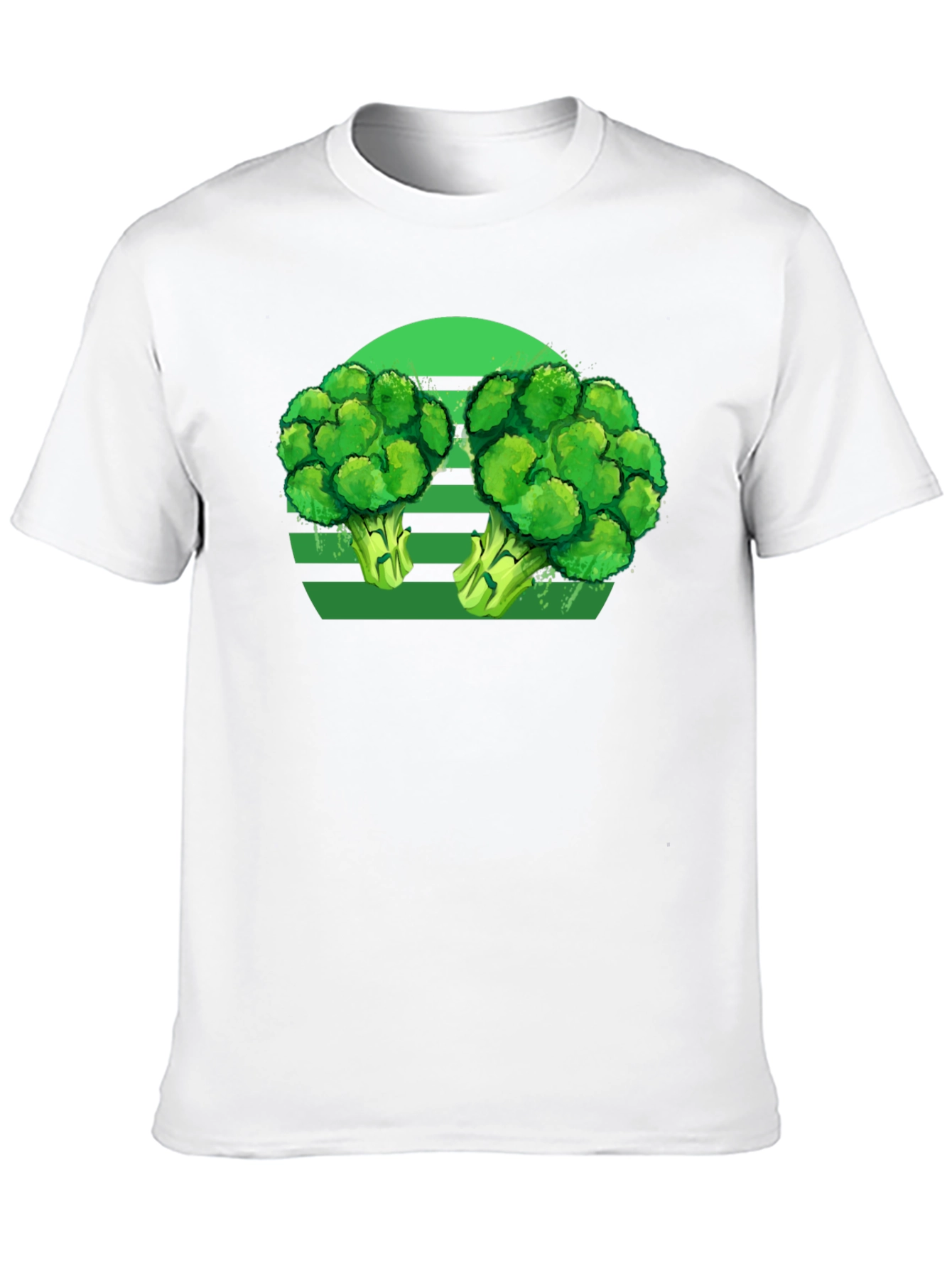 Broccoli Retro T-Shirt - Funny Vegan Tee