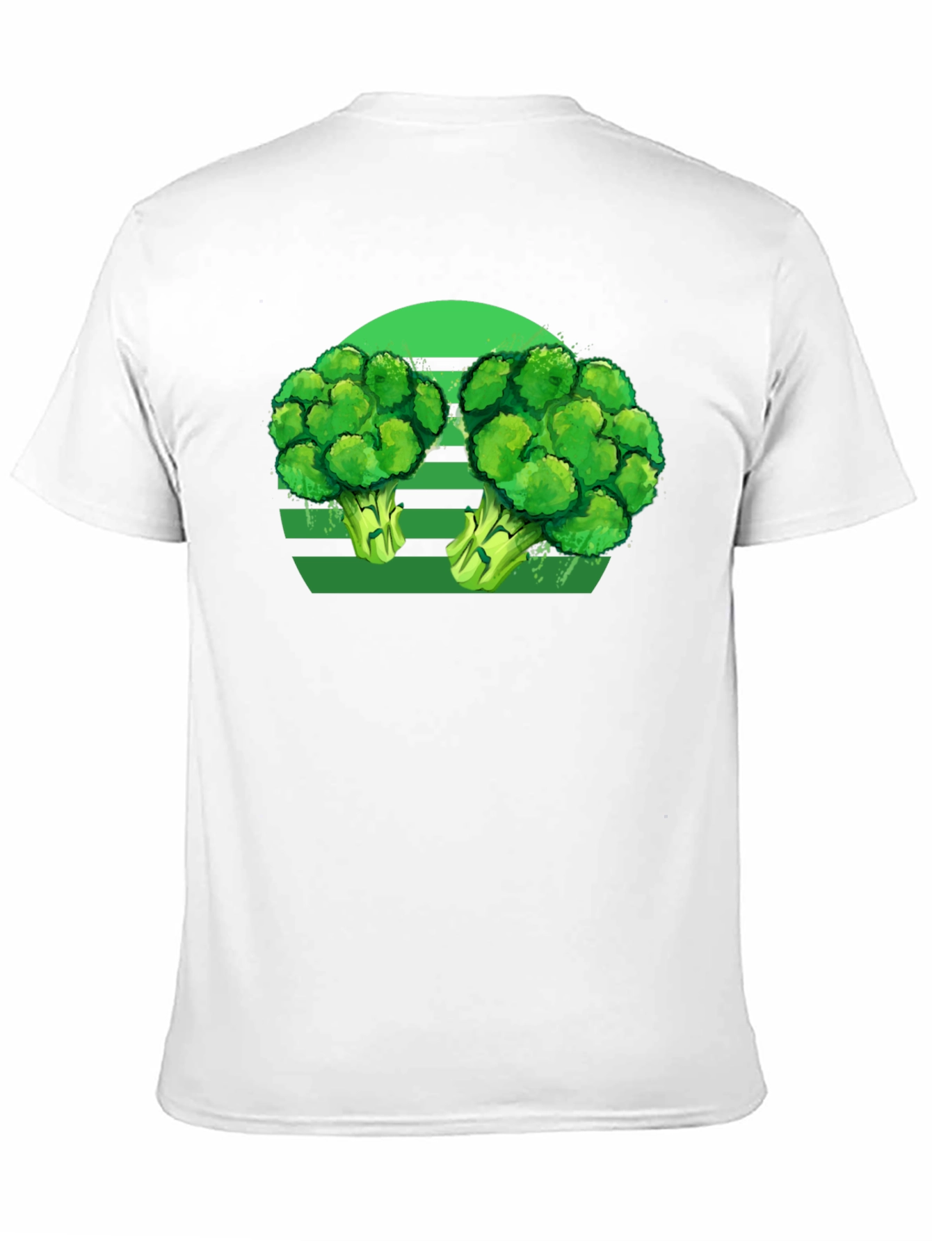 Broccoli Retro T-Shirt - Funny Vegan Tee