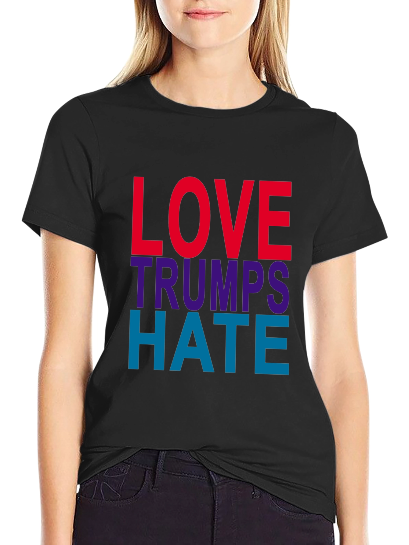 Love Trumps Hate T-Shirt - Political Statement Tee