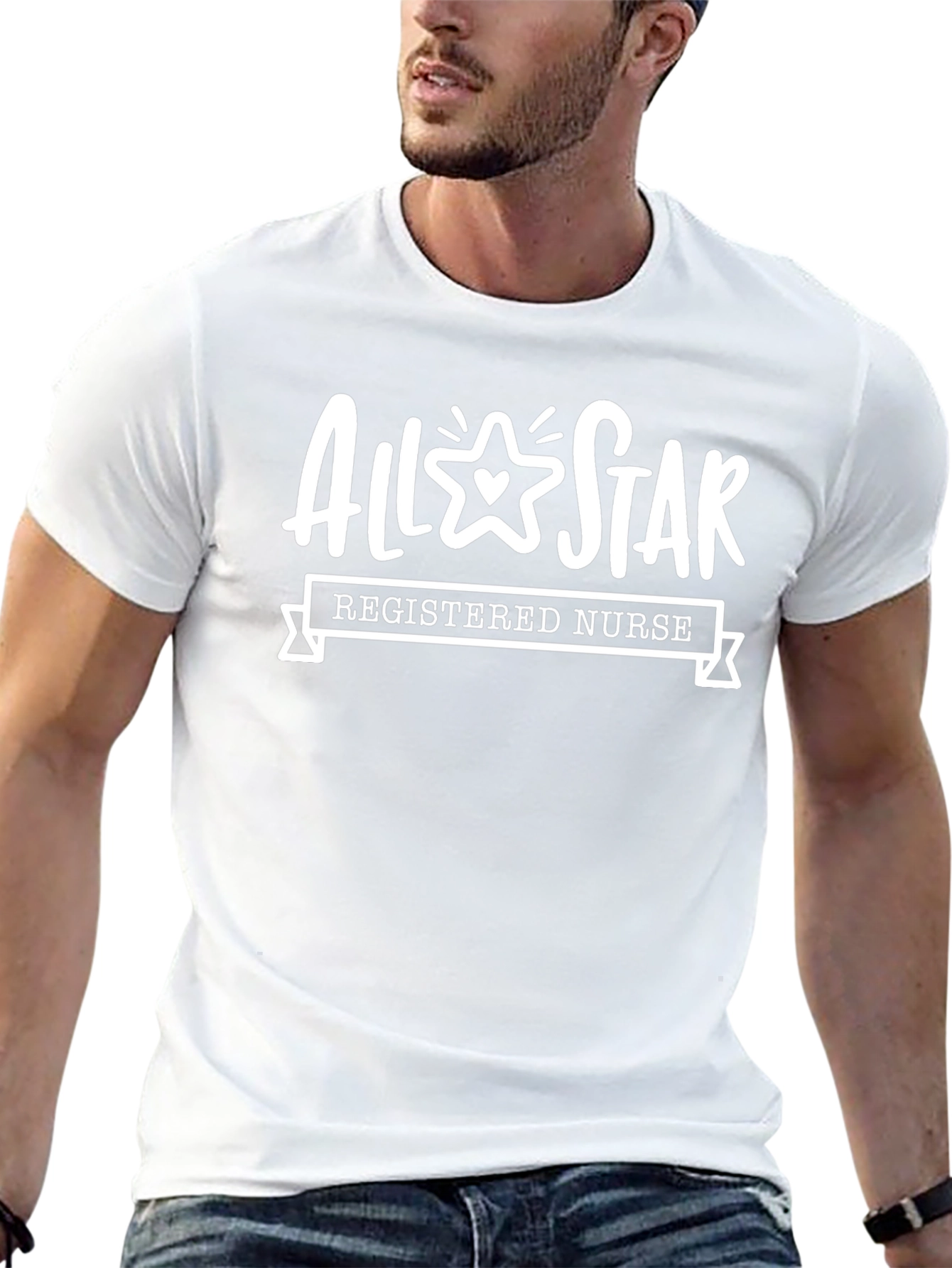 All-Star Registered Nurse Black T-Shirt