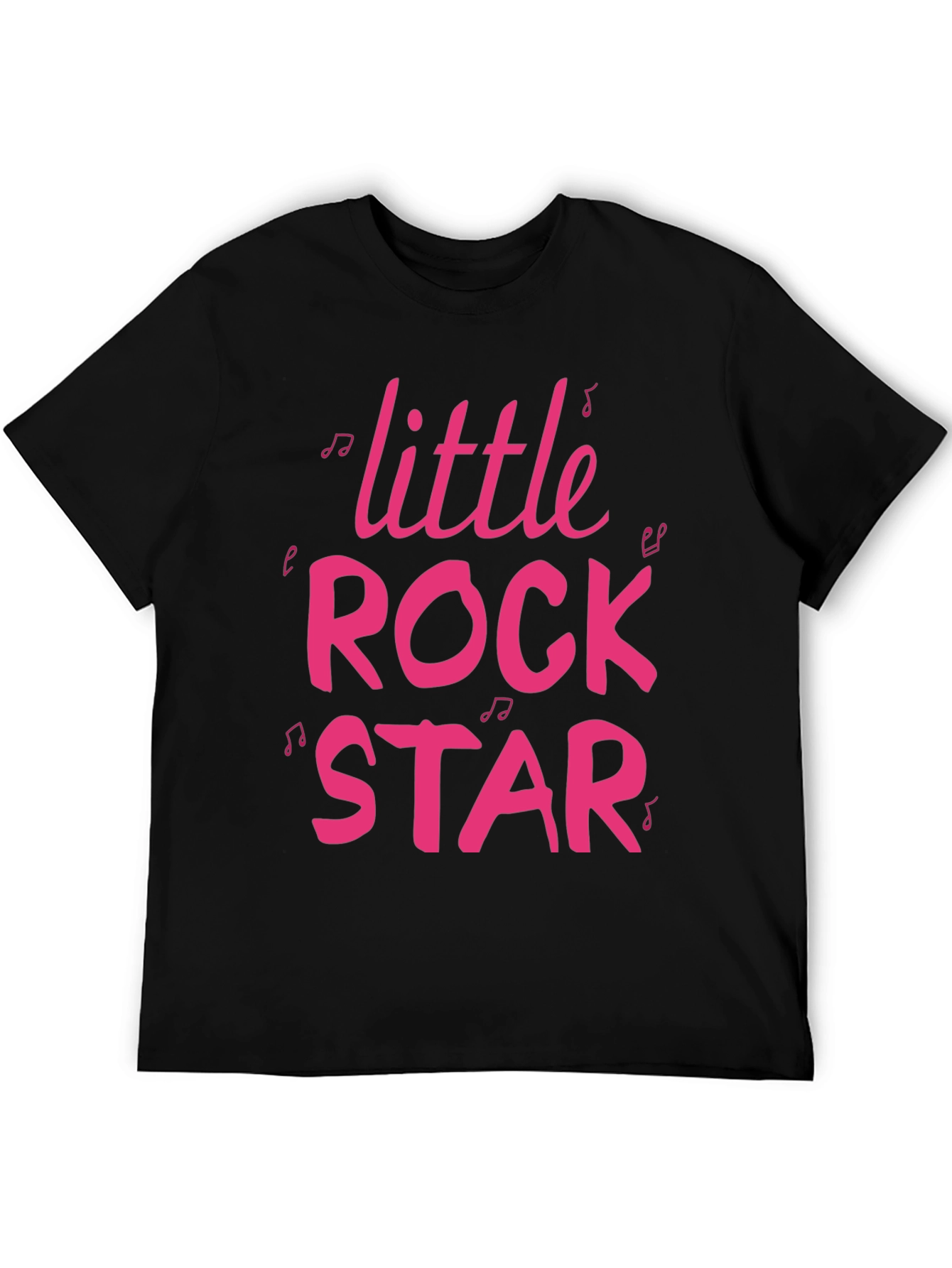 Little Rock Star Graphic Tee - Black