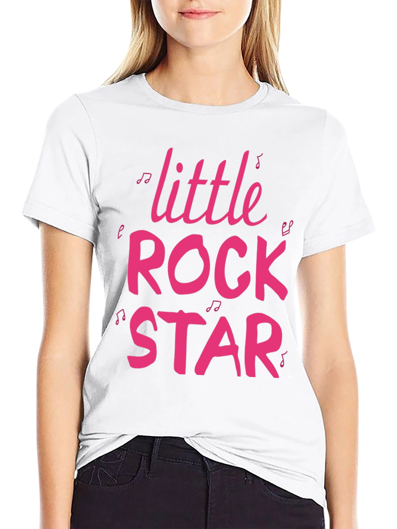Little Rock Star Graphic Tee - Black