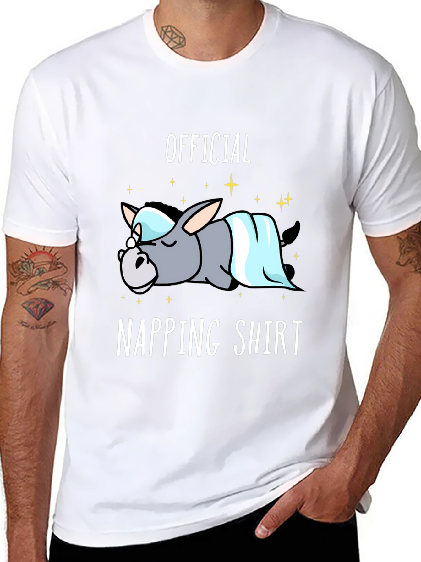 Official Napping Shirt - Cute Donkey Tee