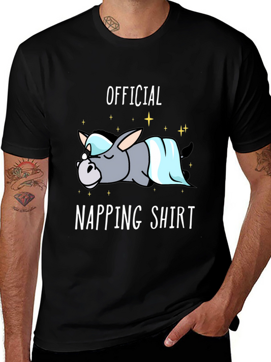 Official Napping Shirt - Cute Donkey Tee