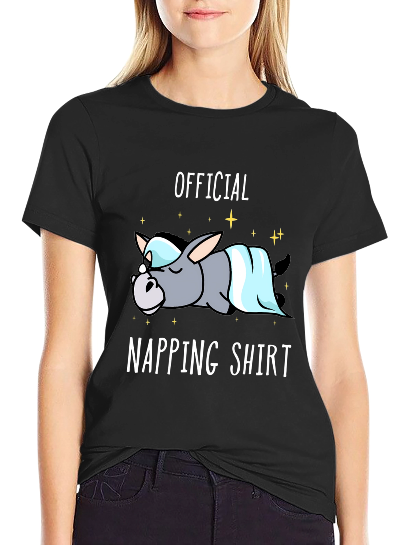 Official Napping Shirt - Cute Donkey Tee