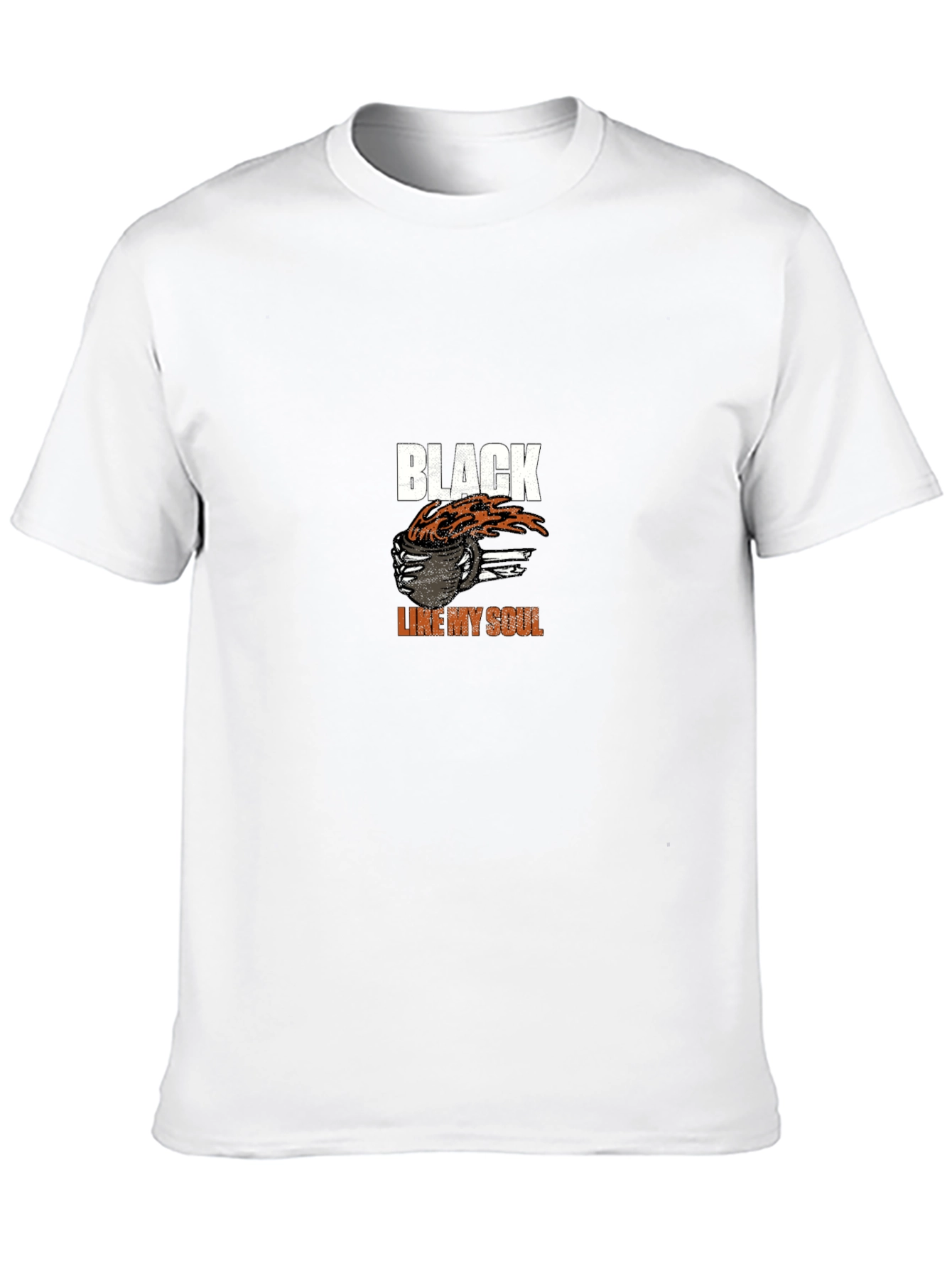 Black Like My Soul T-Shirt - Coffee Lover Tee