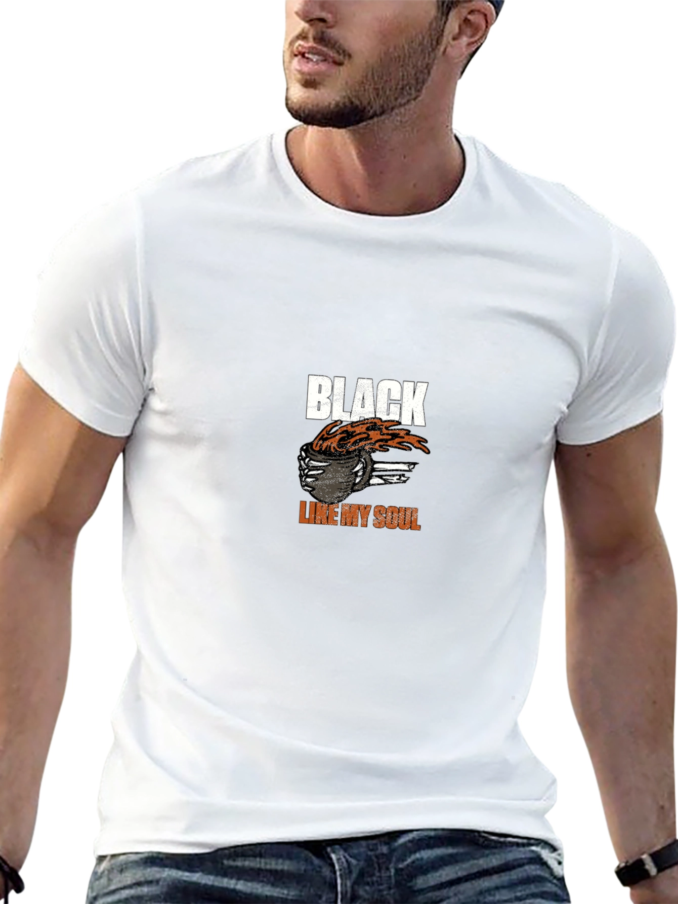 Black Like My Soul T-Shirt - Coffee Lover Tee
