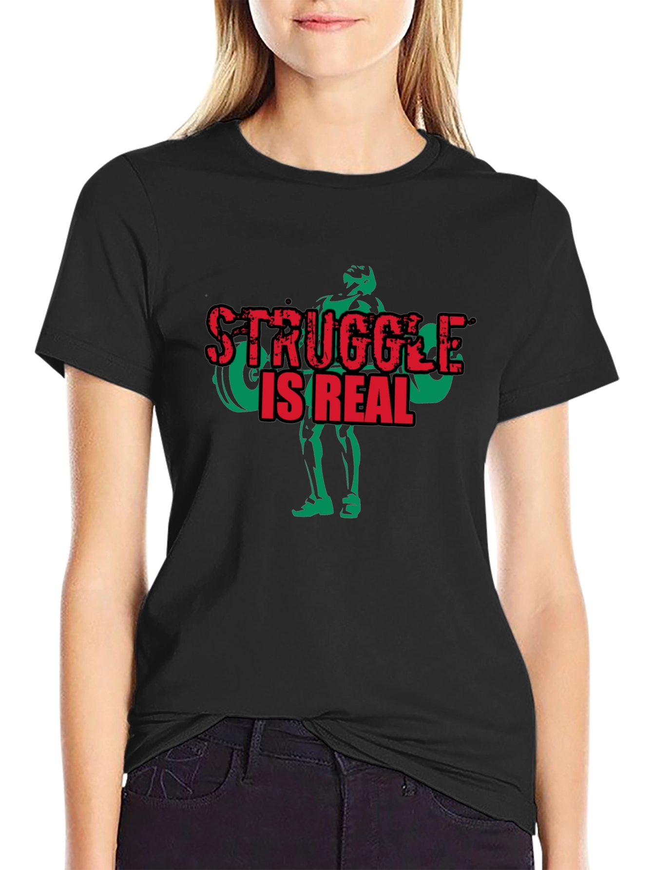 Struggle is Real Weightlifting T-Shirt