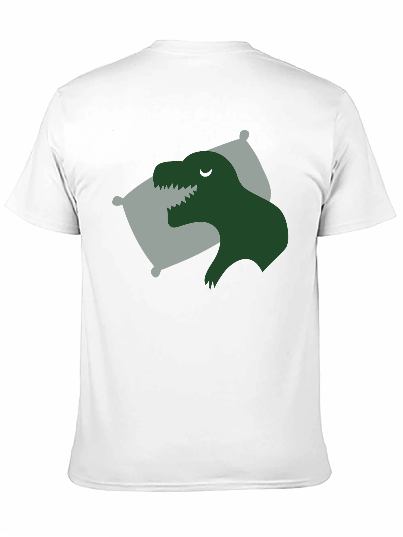 Sleeping Dino T-Shirt - Black Relaxed Fit