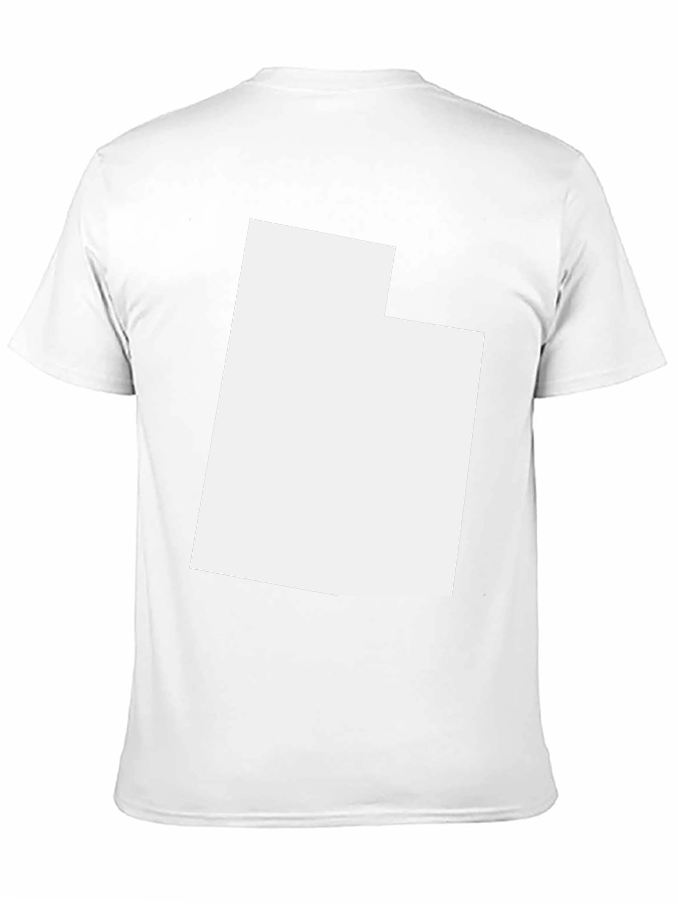 Utah State Outline Graphic Tee - Black T-Shirt