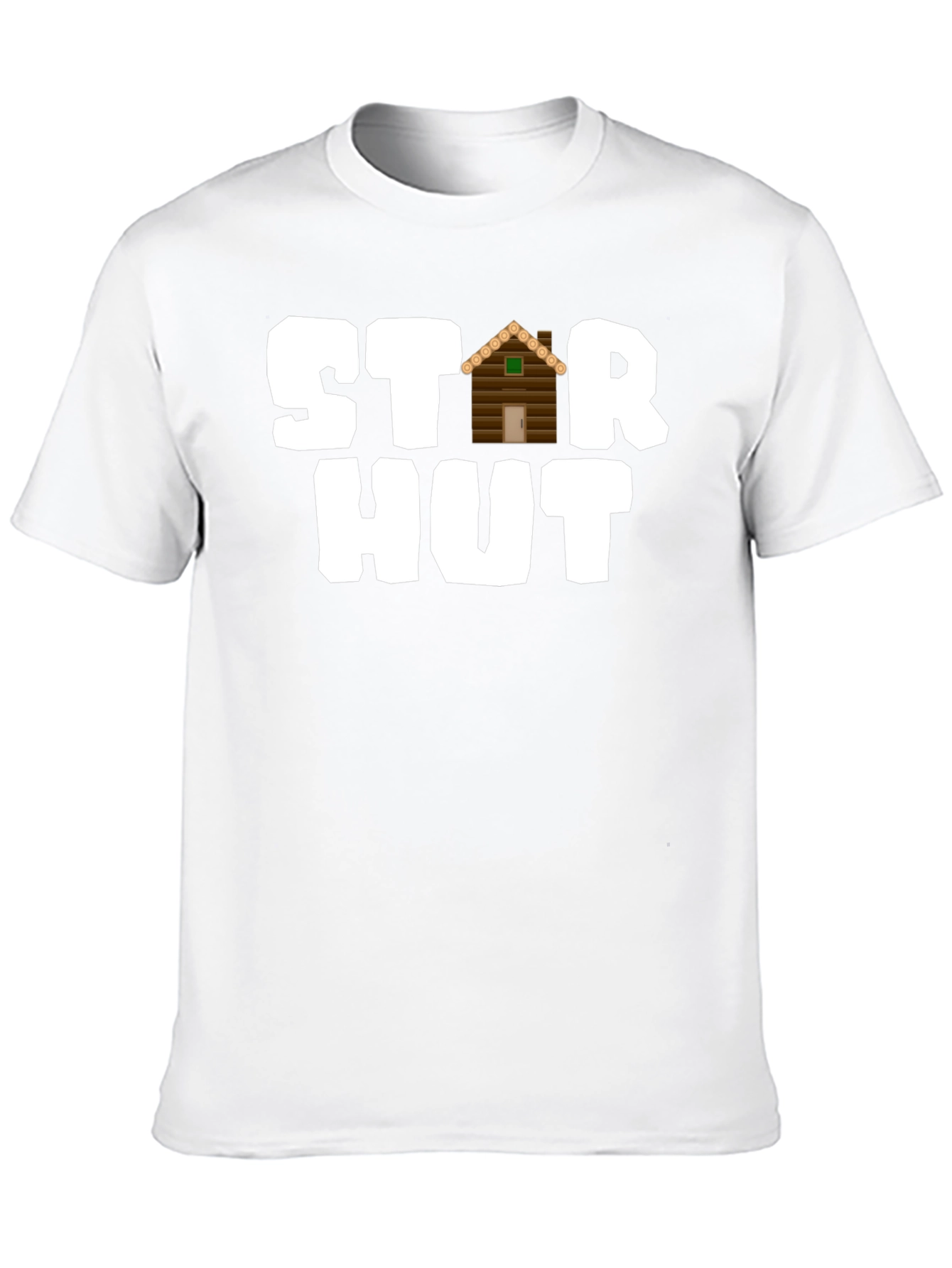 Star Hut Black Graphic T-Shirt