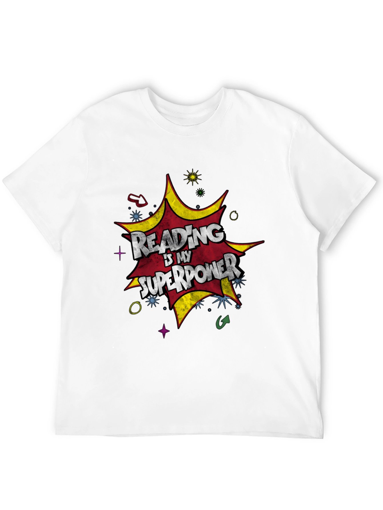 Reading is My Superpower Graphic T-Shirt