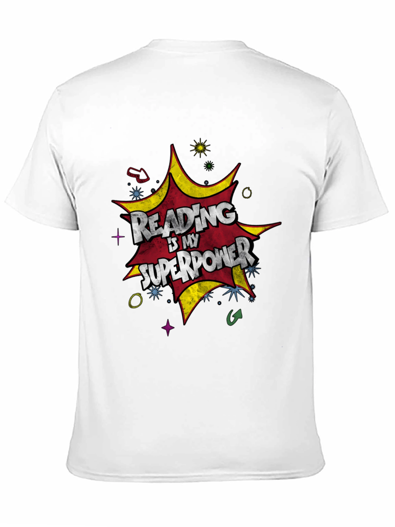 Reading is My Superpower Graphic T-Shirt