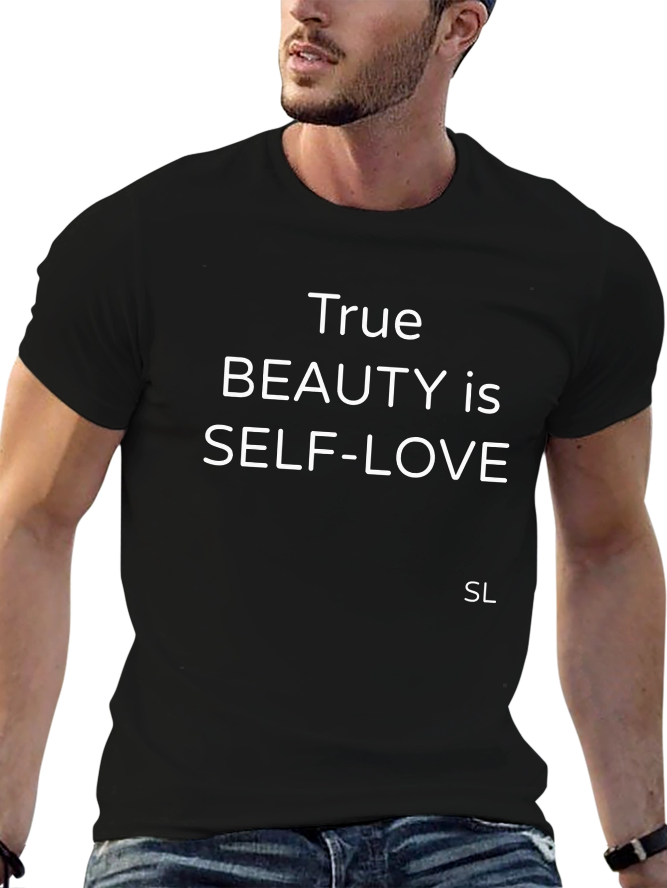 True Beauty is Self-Love T-Shirt - Black
