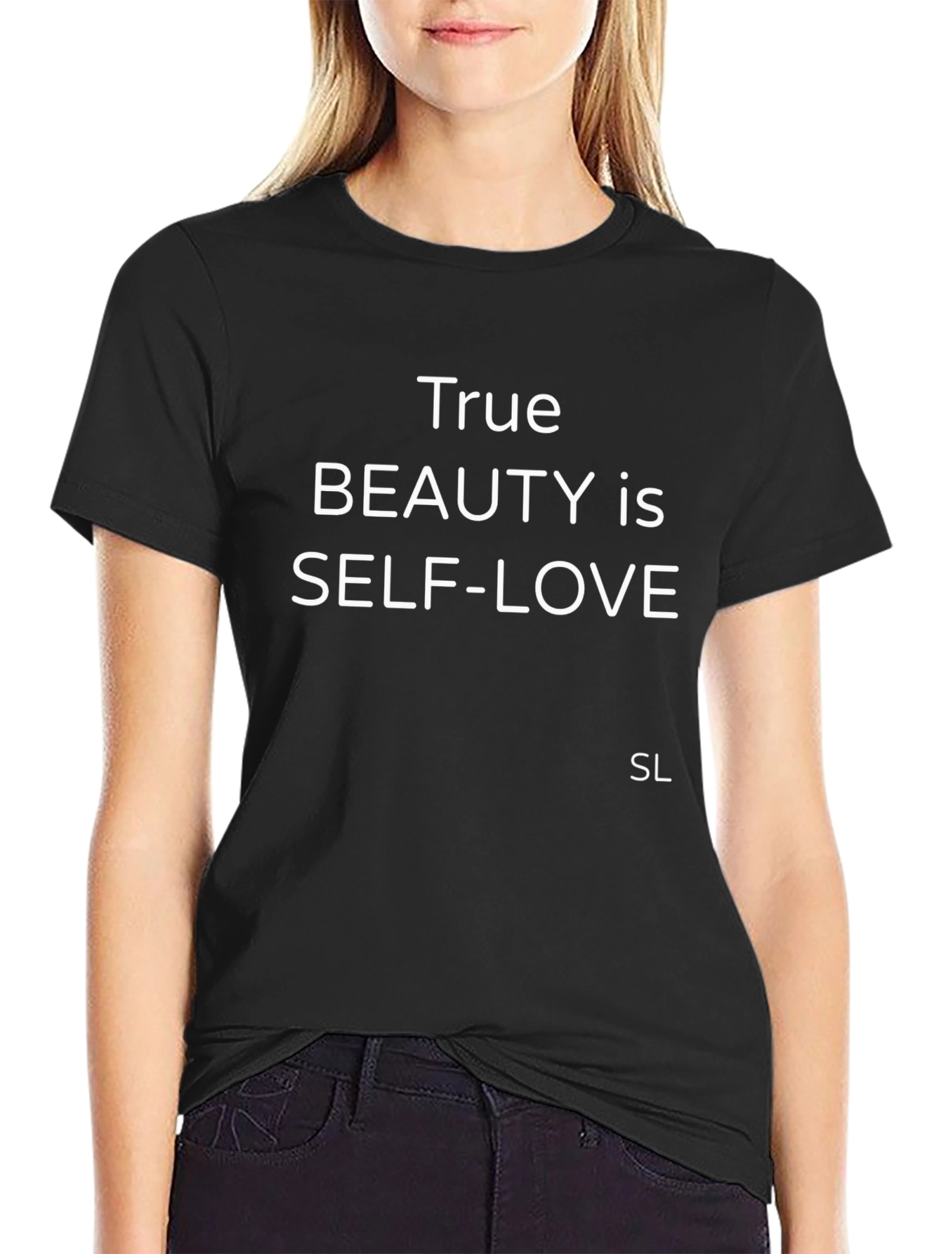 True Beauty is Self-Love T-Shirt - Black