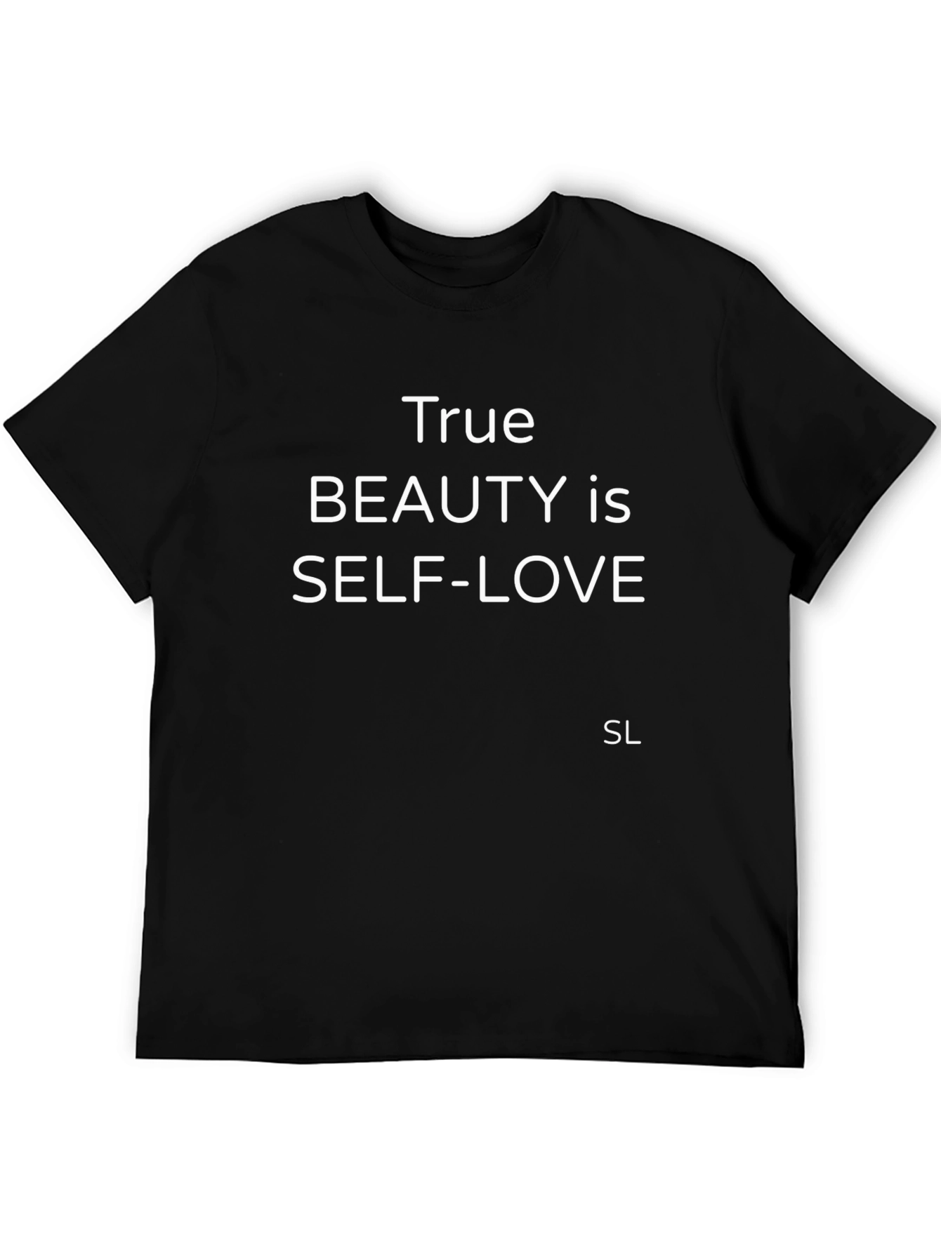 True Beauty is Self-Love T-Shirt - Black