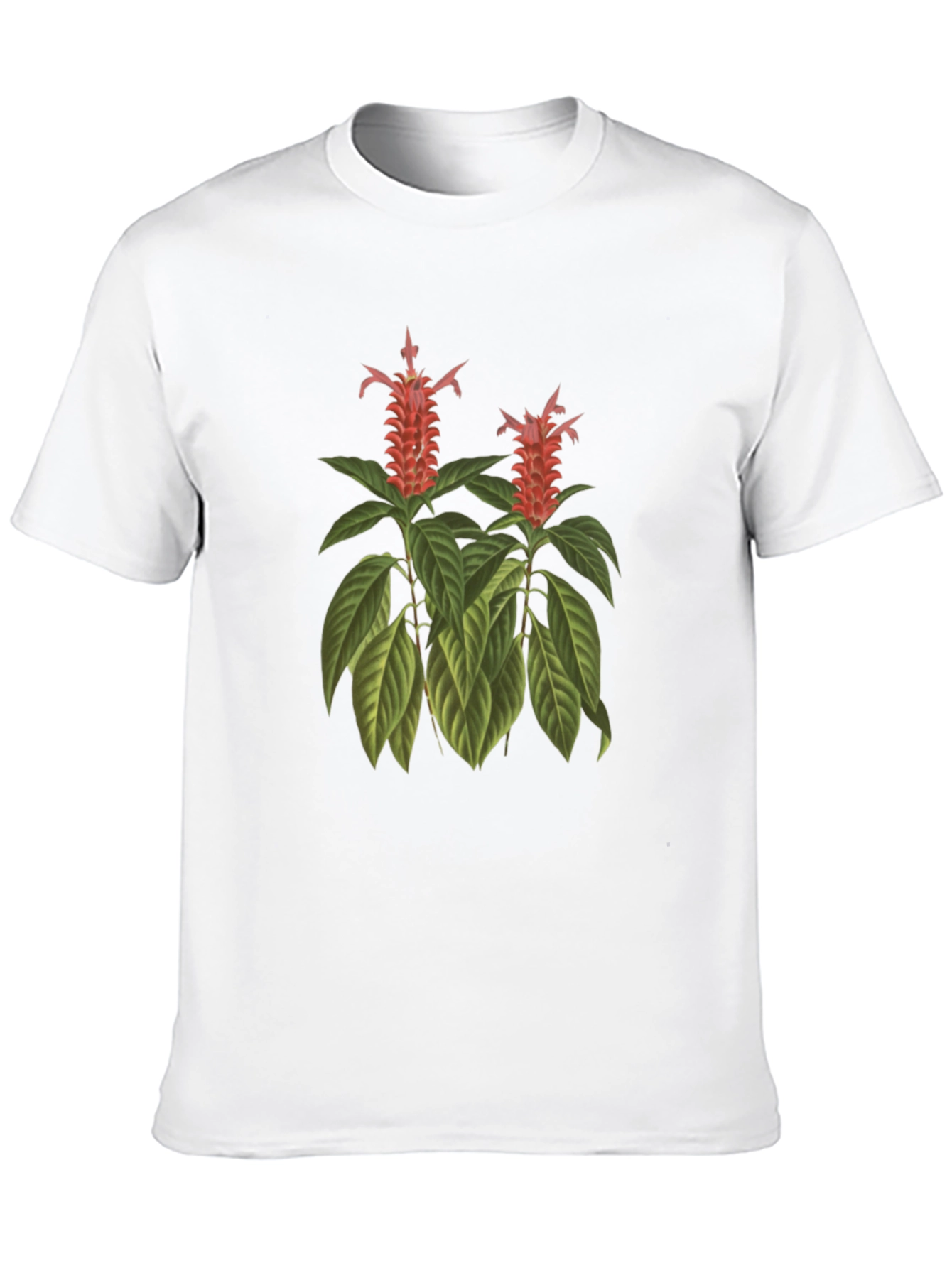 Botanical Print T-Shirt - Exotic Flowers