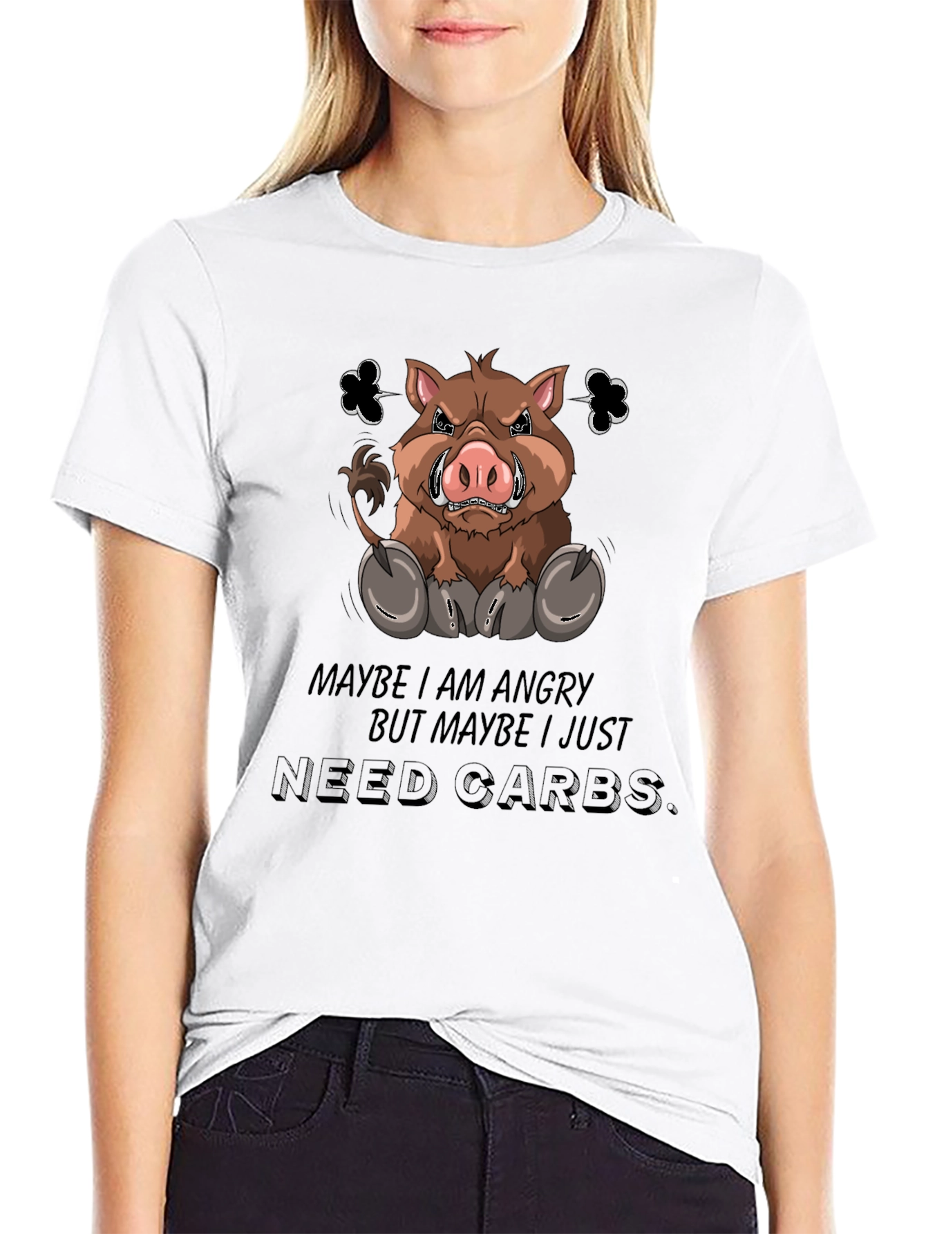 Angry Boar Carbs T-Shirt