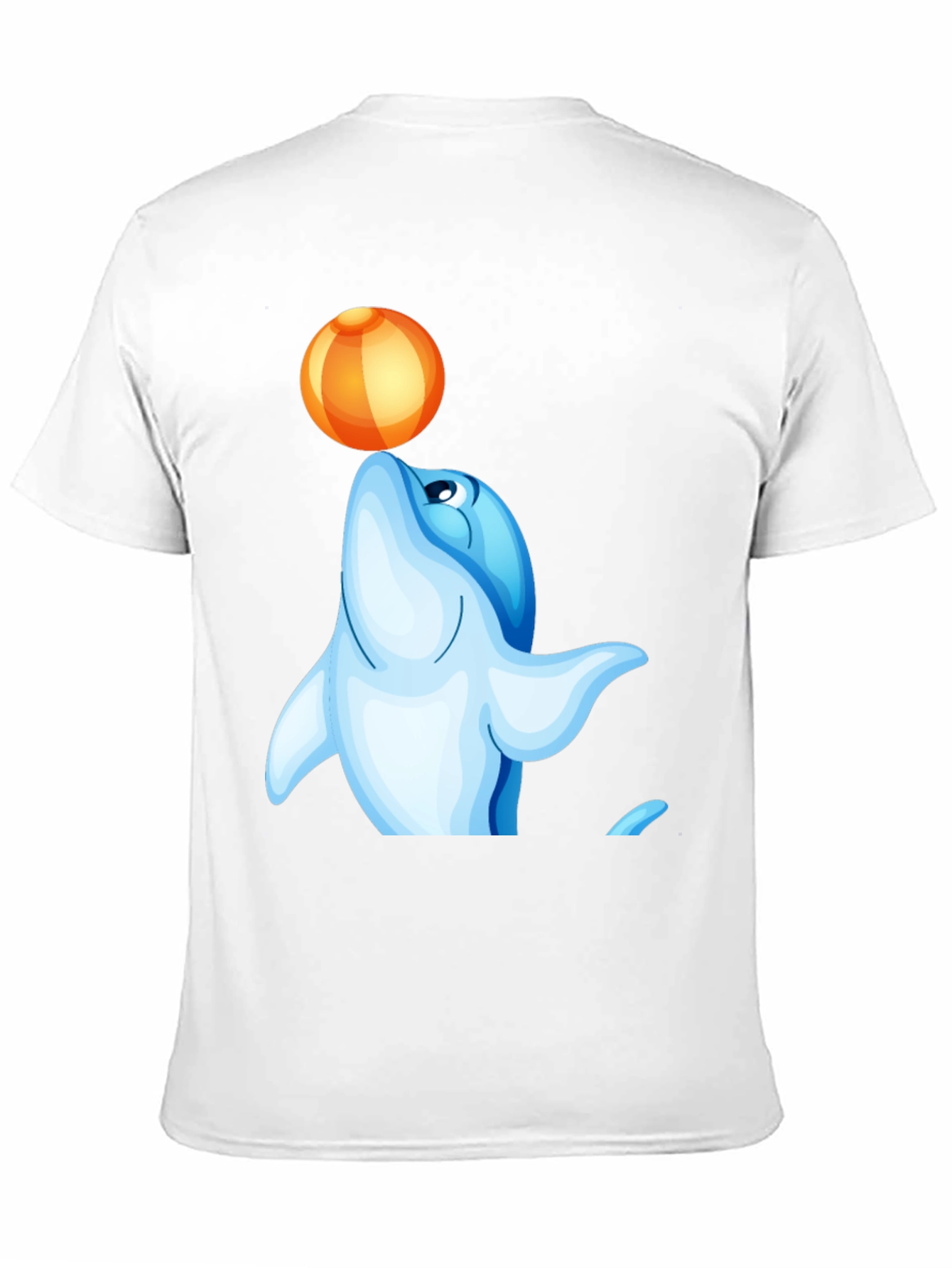 Dolphin with Ball T-Shirt - Unique Design