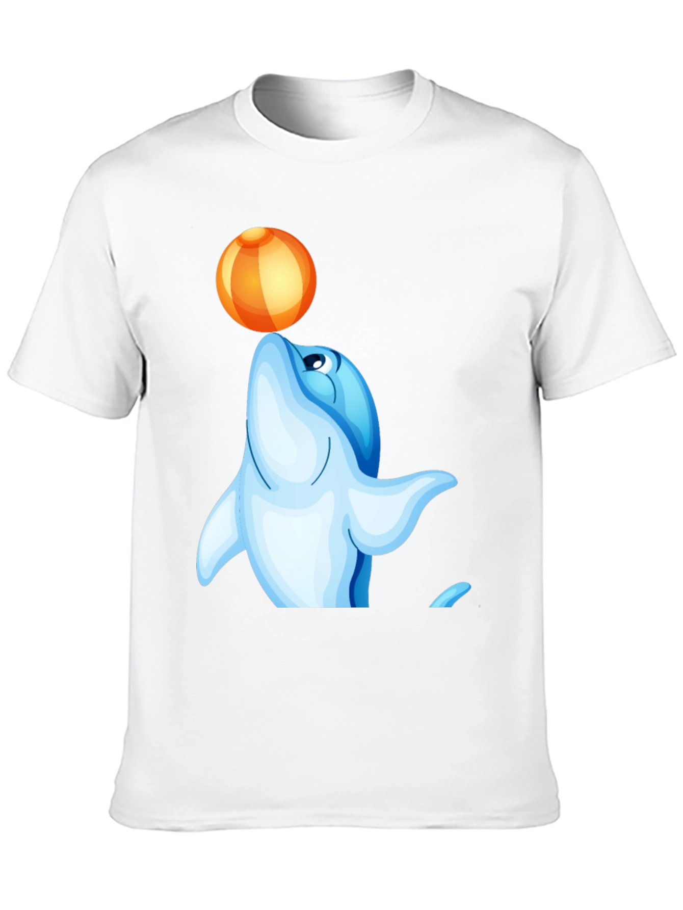 Dolphin with Ball T-Shirt - Unique Design