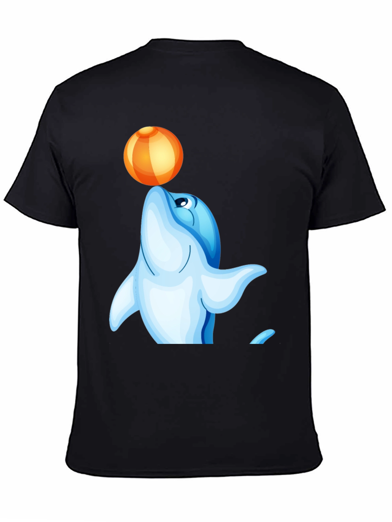 Dolphin with Ball T-Shirt - Unique Design
