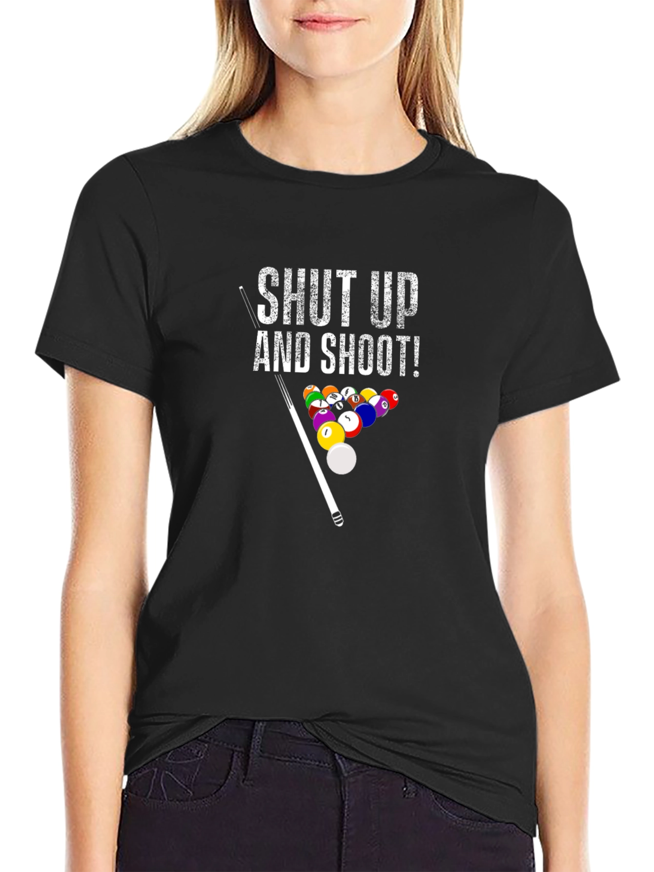 Shut Up and Shoot Billiard T-Shirt